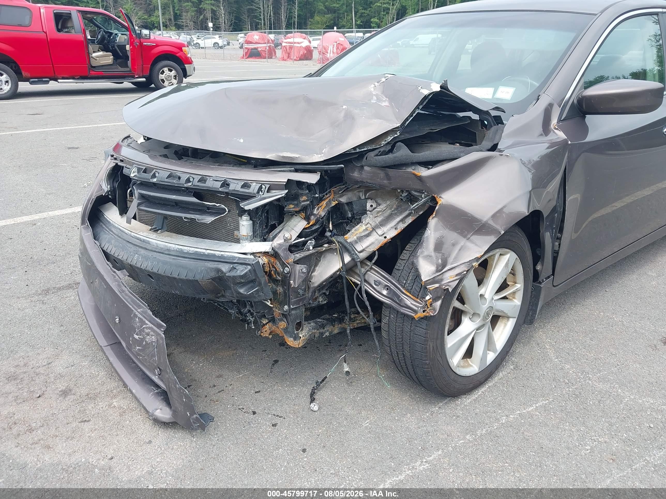 2013 Nissan Altima 2.5 Sv Серый vin: 1N4AL3AP1DC193519