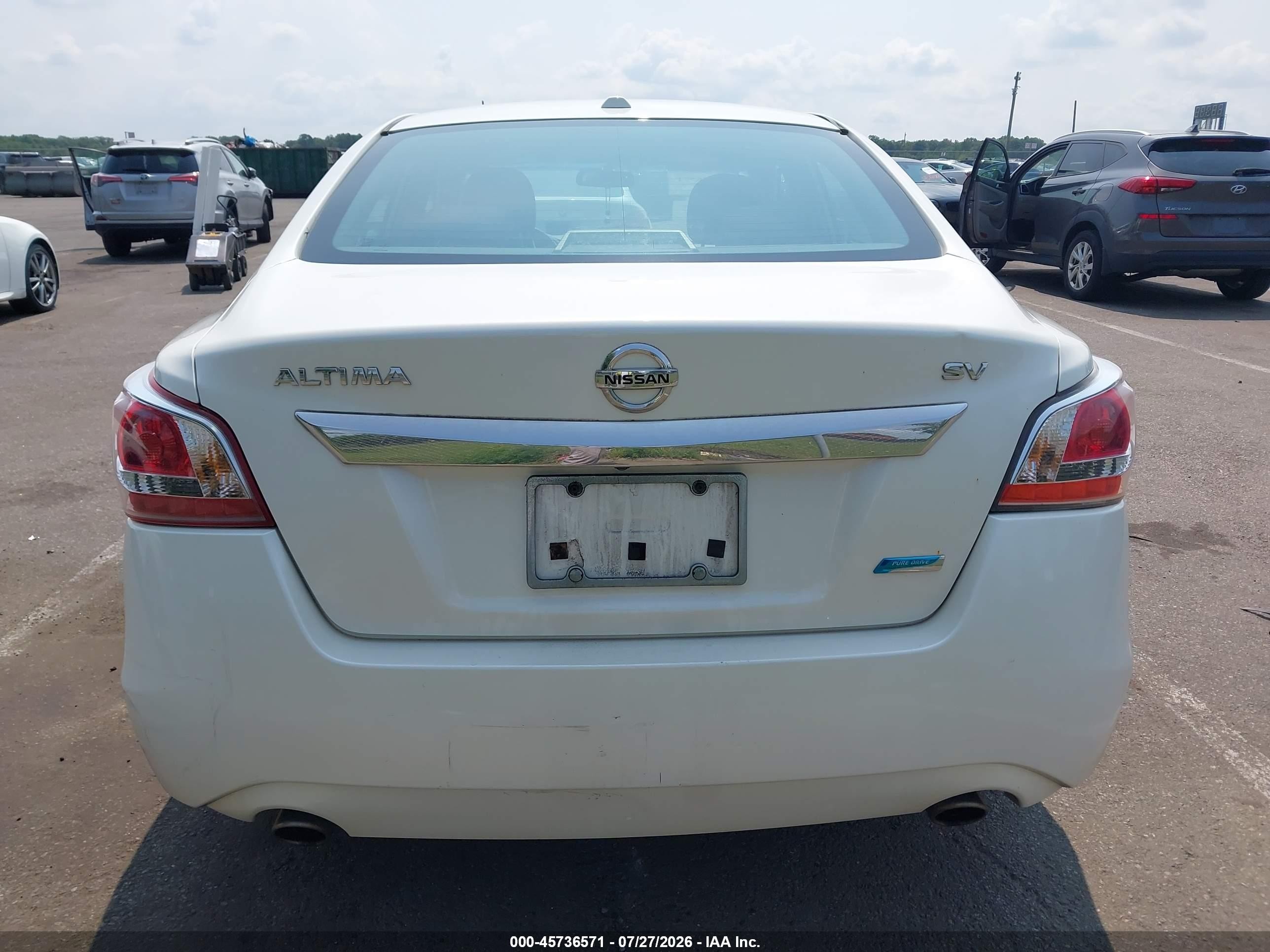 2013 Nissan Altima 2.5 Sv Белый vin: 1N4AL3AP1DC196694