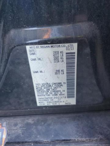 2013 Nissan Altima 2.5   Black vin: 1N4AL3AP1DC202378