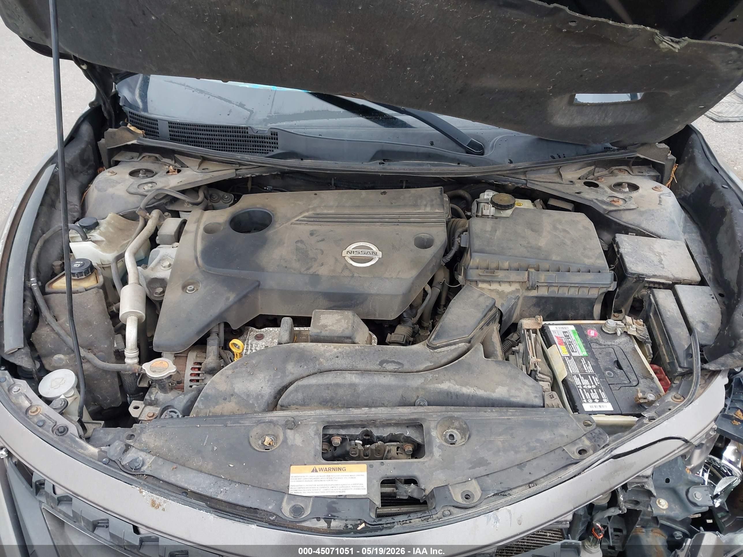 2013 Nissan Altima 2.5 S Gray vin: 1N4AL3AP1DC205118
