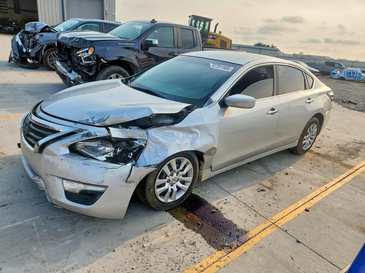 2013 Nissan Altima 2.5 Silver vin: 1N4AL3AP1DC213025