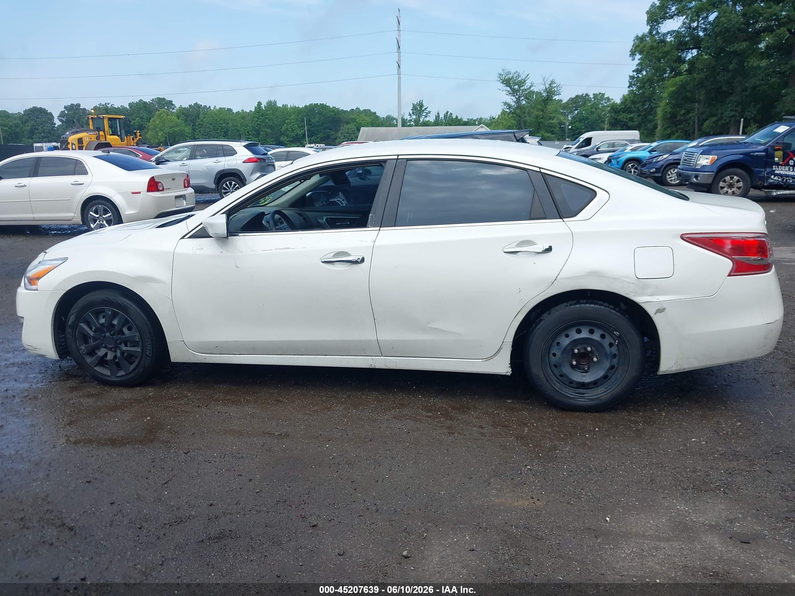 2013 Nissan Altima 2.5 S White vin: 1N4AL3AP1DC214255