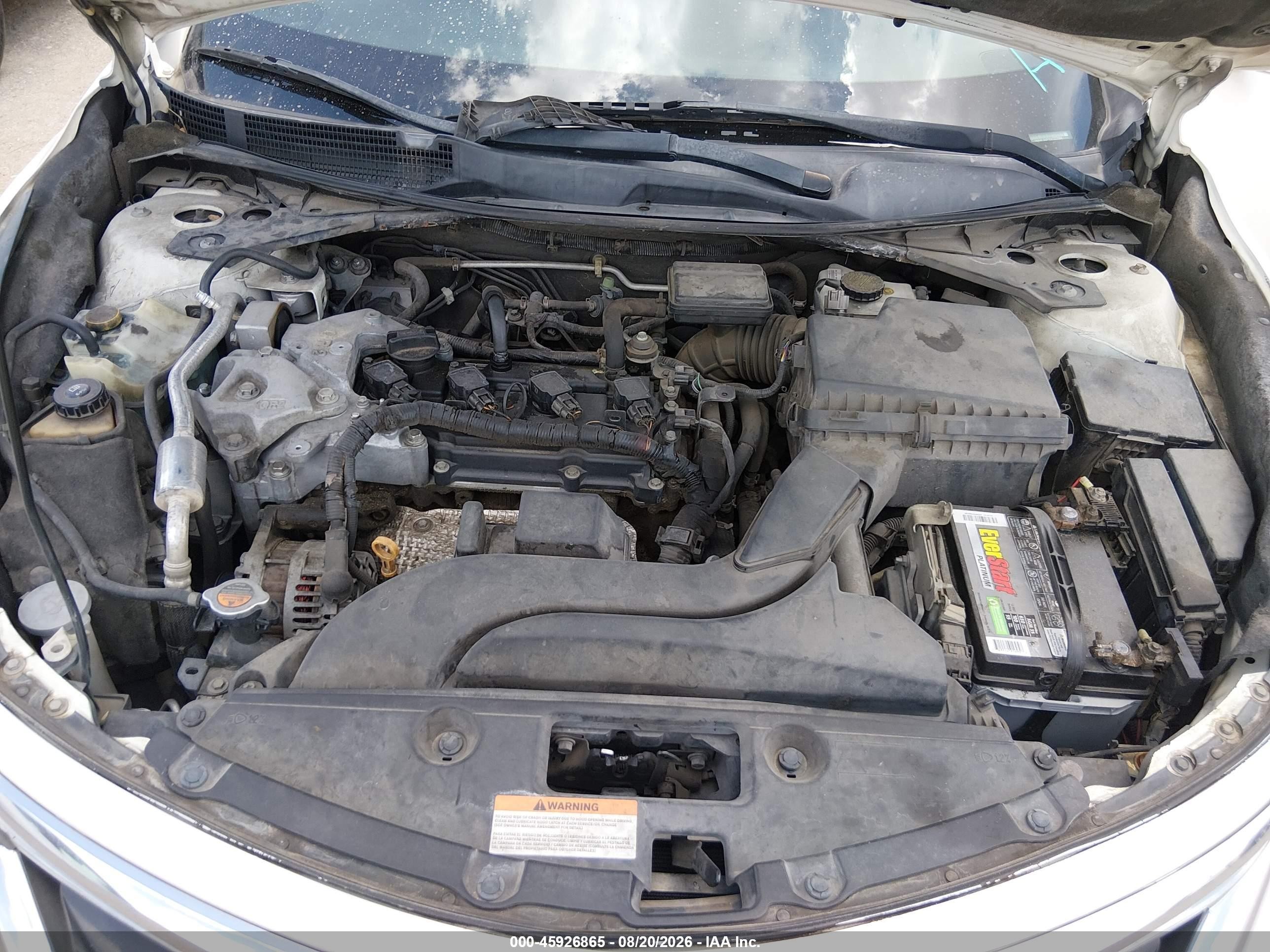 2013 Nissan Altima 2.5 S White vin: 1N4AL3AP1DC227264