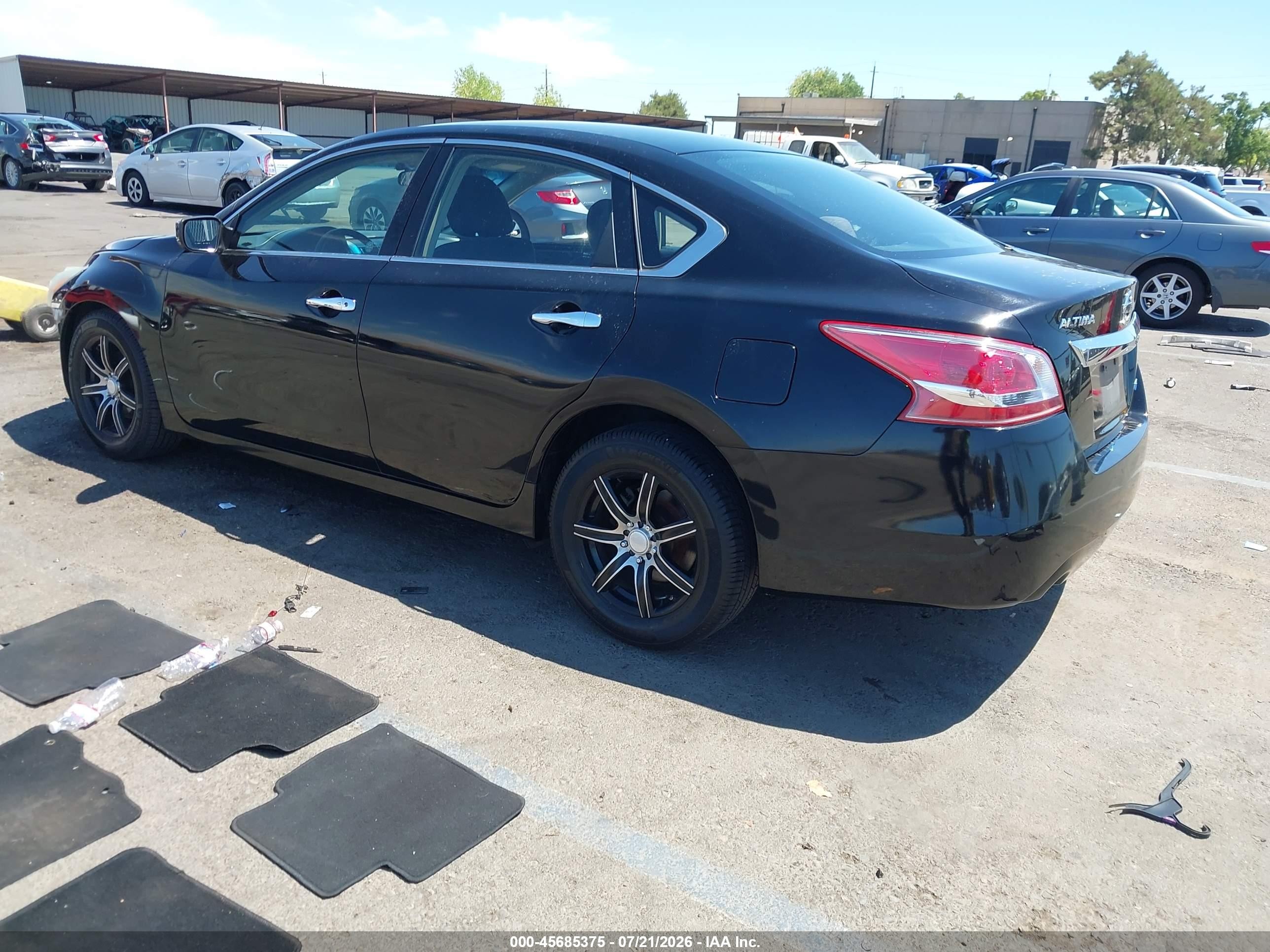 2013 Nissan Altima 2.5 S Black vin: 1N4AL3AP1DC235283