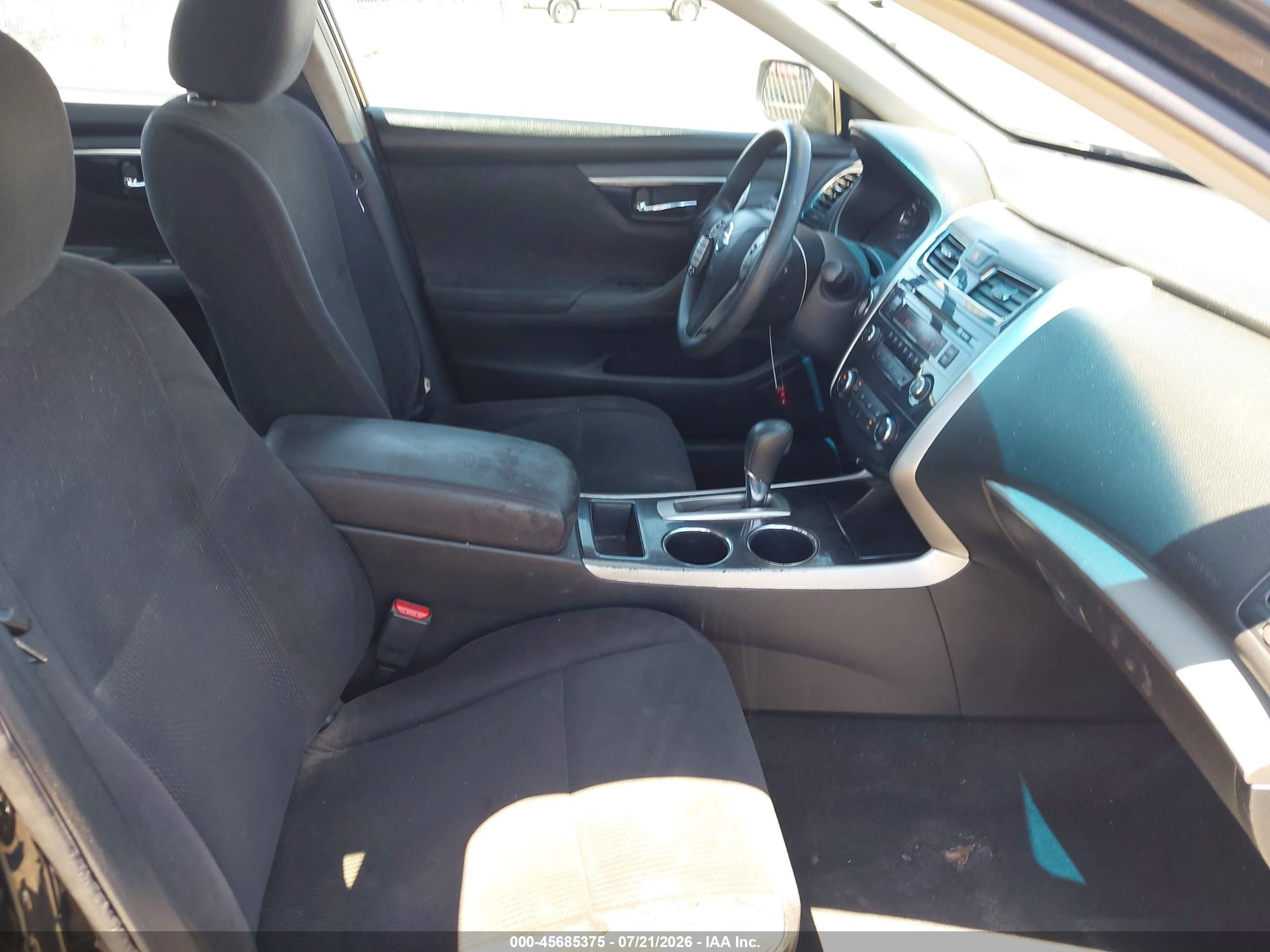 2013 Nissan Altima 2.5 S Black vin: 1N4AL3AP1DC235283