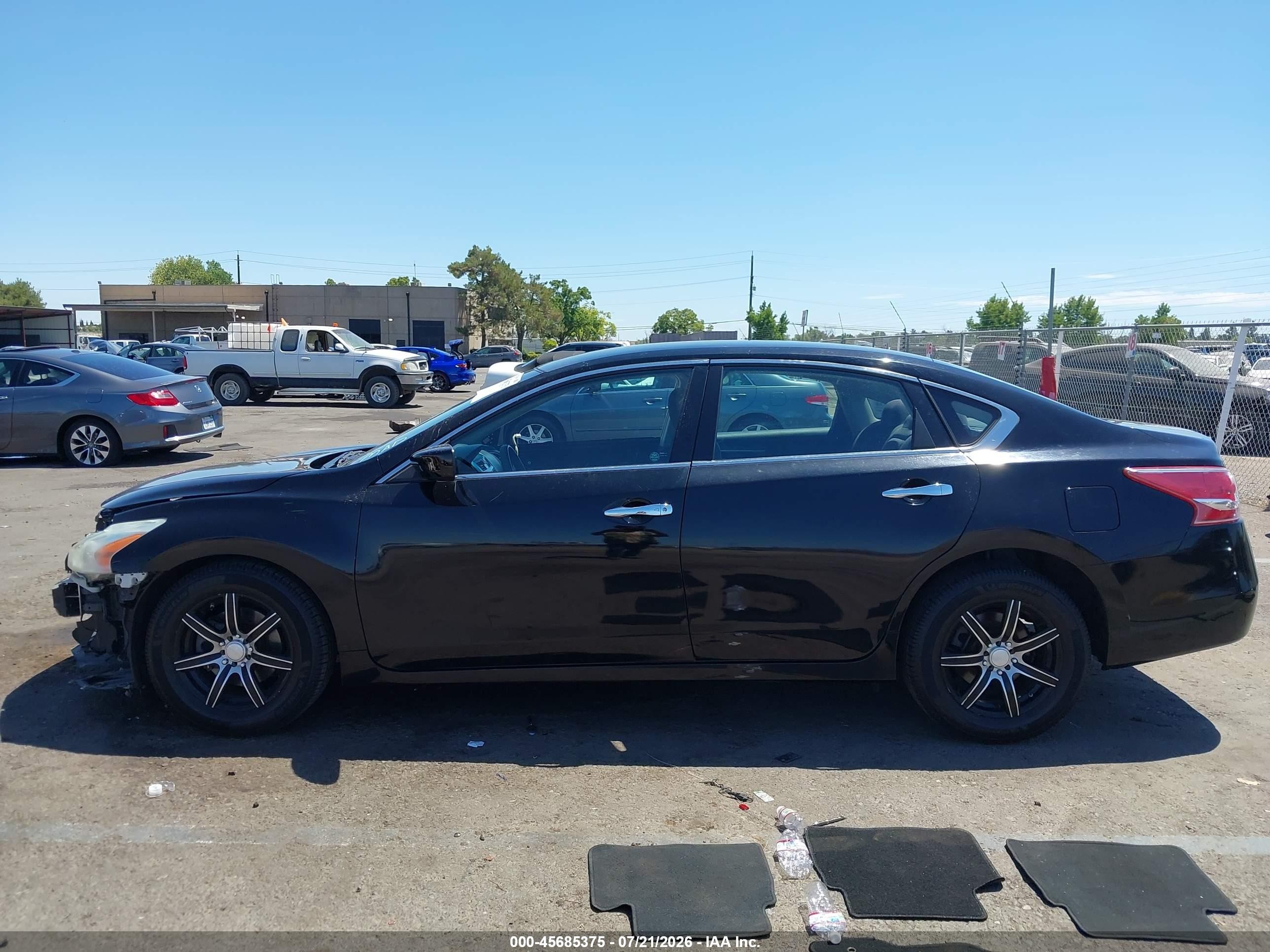 2013 Nissan Altima 2.5 S Black vin: 1N4AL3AP1DC235283