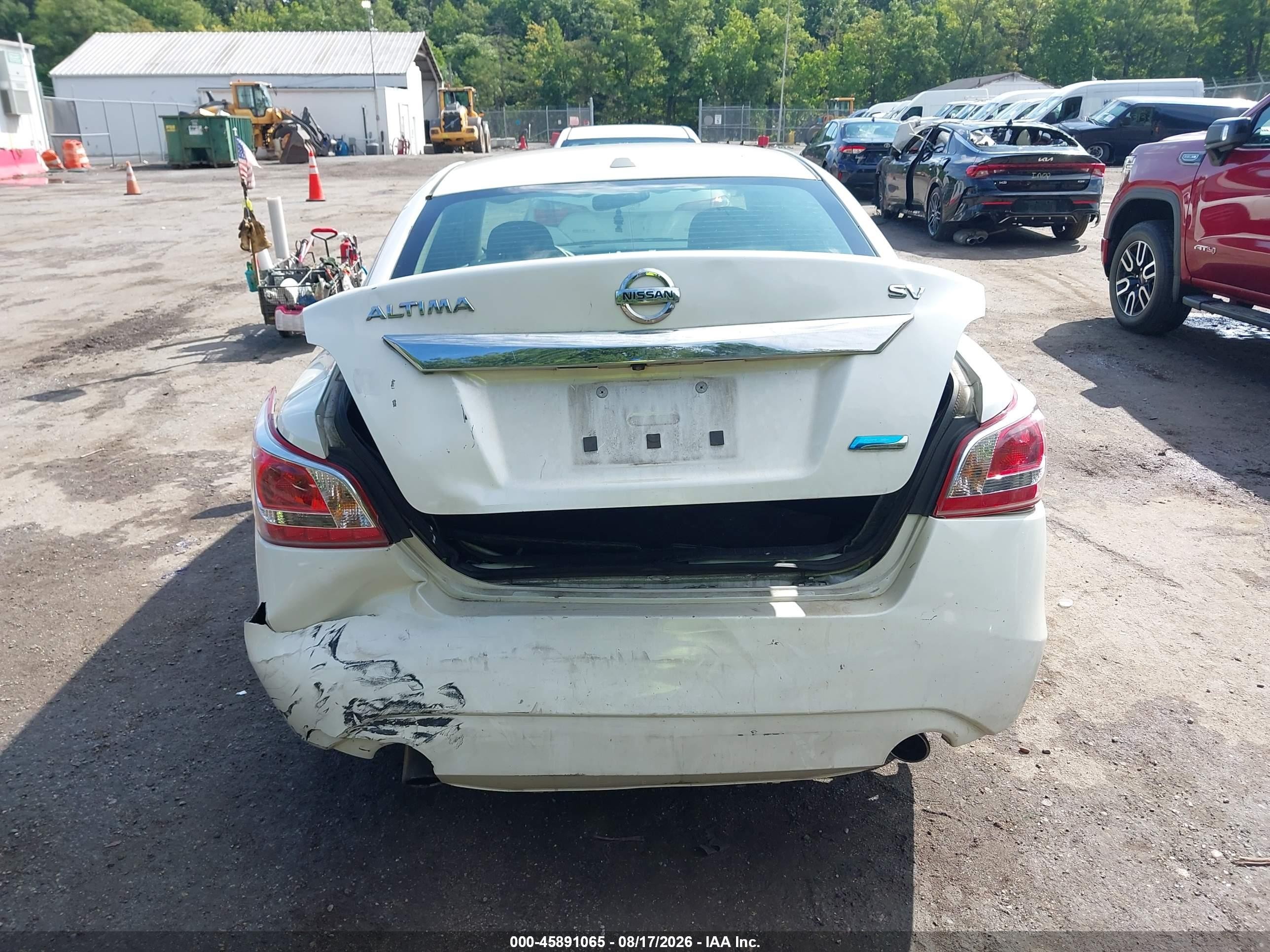 2013 Nissan Altima 2.5 Sv Белый vin: 1N4AL3AP1DC236787