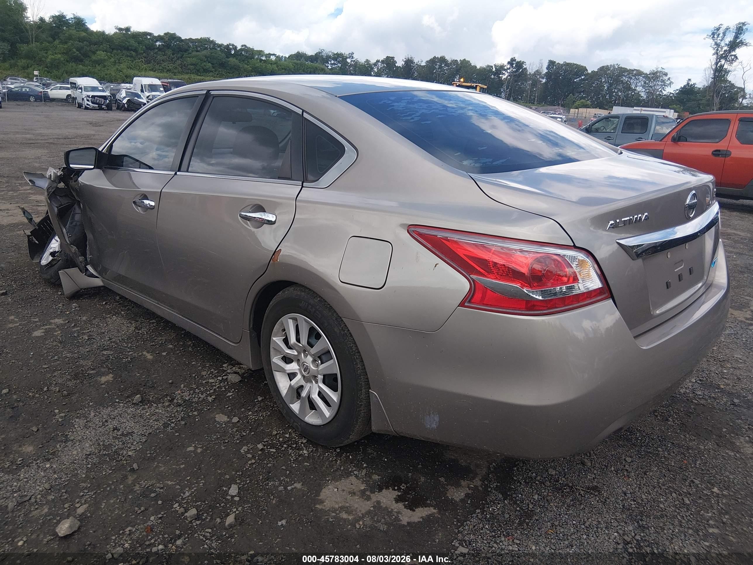 2013 Nissan Altima 2.5 S Желто-коричневый vin: 1N4AL3AP1DC247420