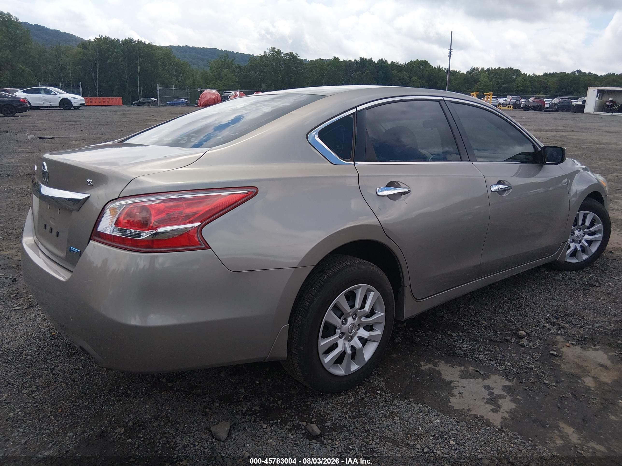 2013 Nissan Altima 2.5 S Желто-коричневый vin: 1N4AL3AP1DC247420