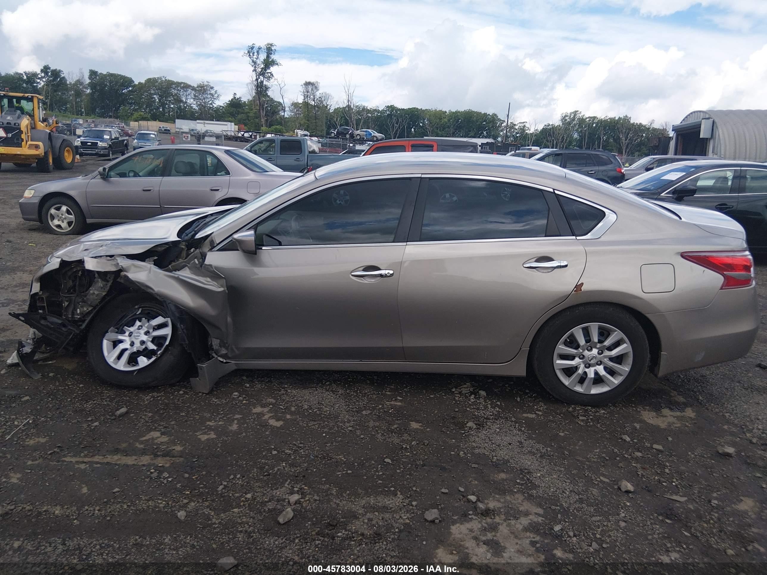 2013 Nissan Altima 2.5 S Желто-коричневый vin: 1N4AL3AP1DC247420