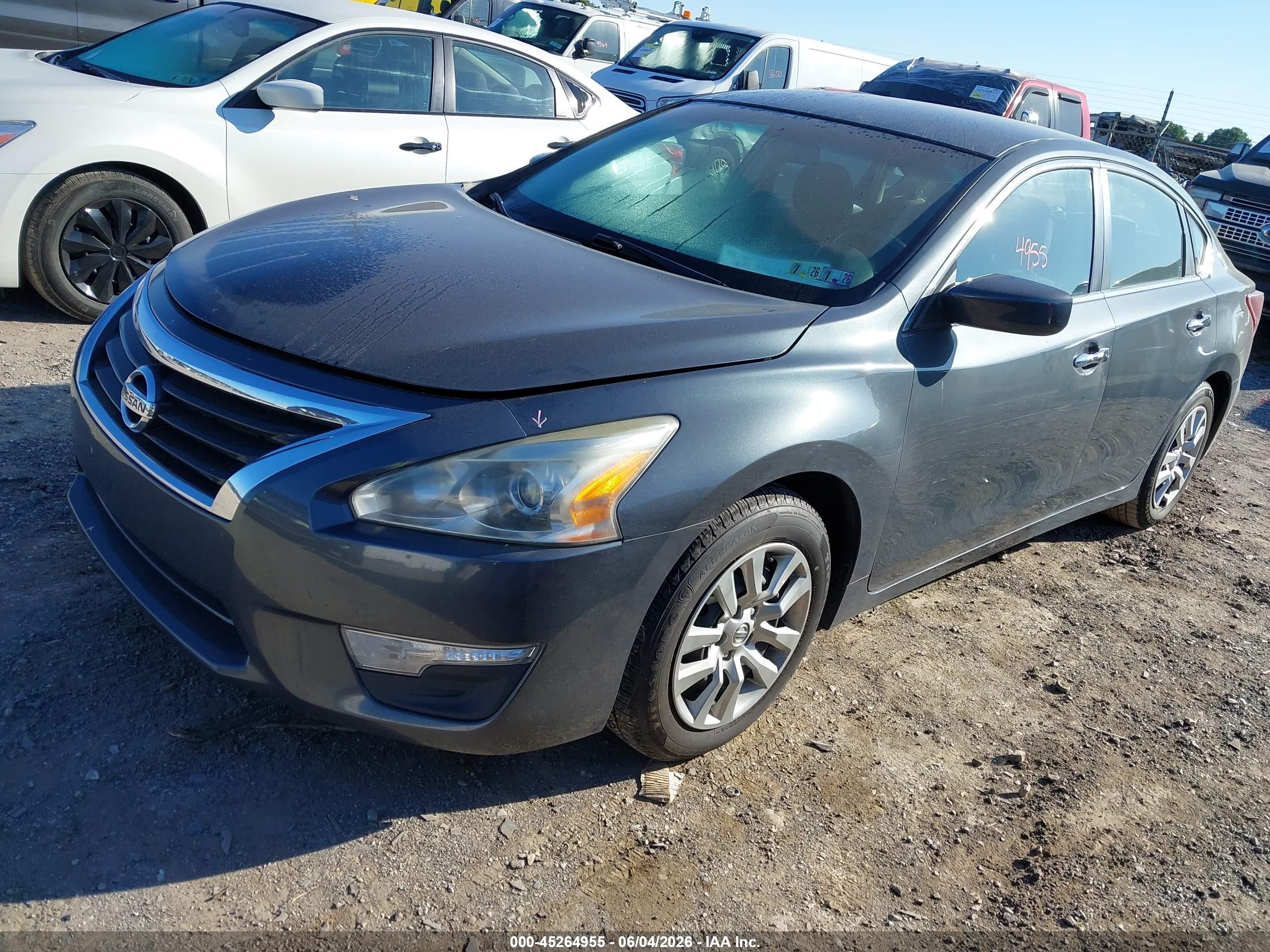 2013 Nissan Altima 2.5 S Серый vin: 1N4AL3AP1DC249796