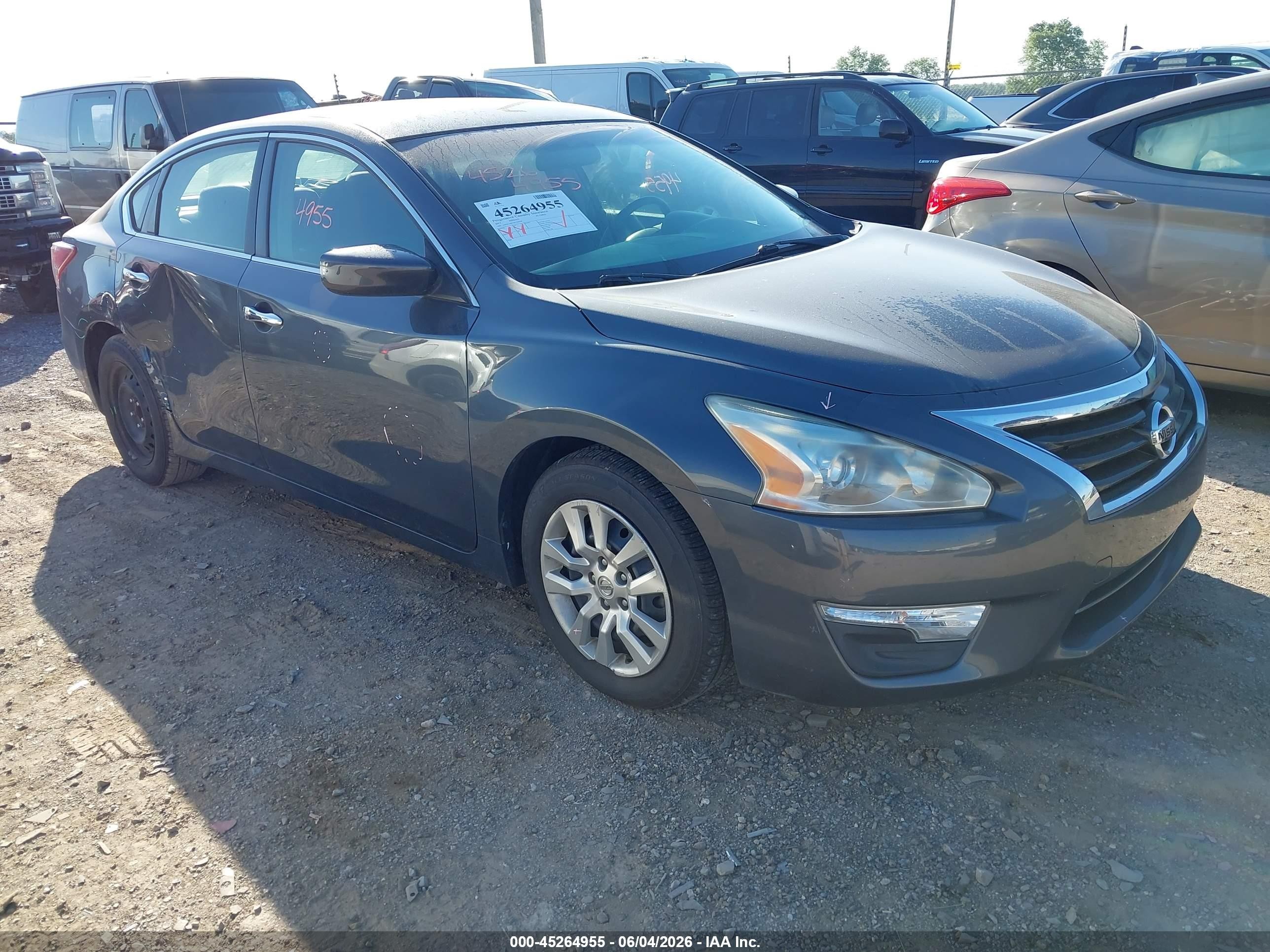 2013 Nissan Altima 2.5 S Серый vin: 1N4AL3AP1DC249796
