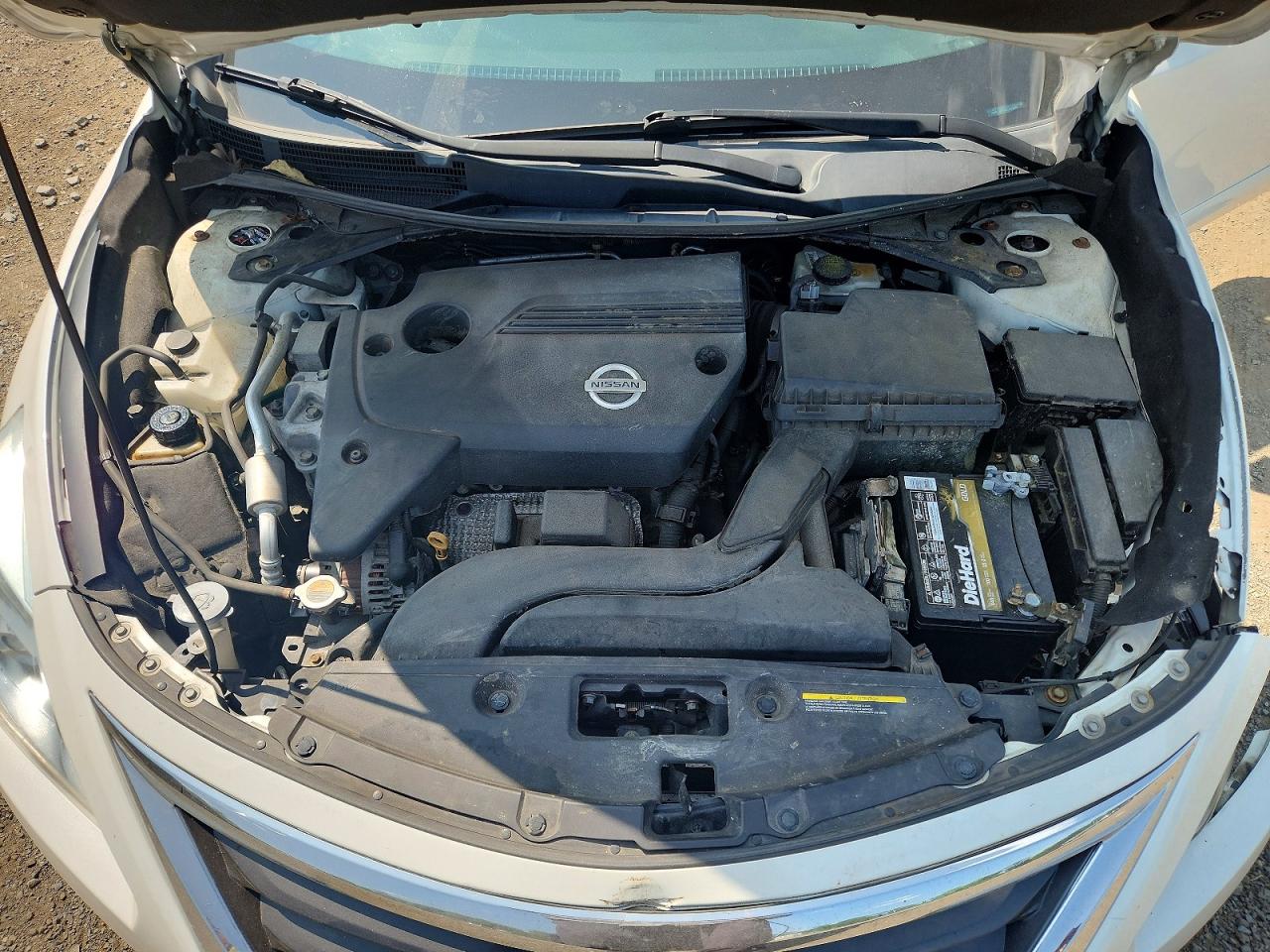 2013 Nissan Altima 2.5 White vin: 1N4AL3AP1DC263066