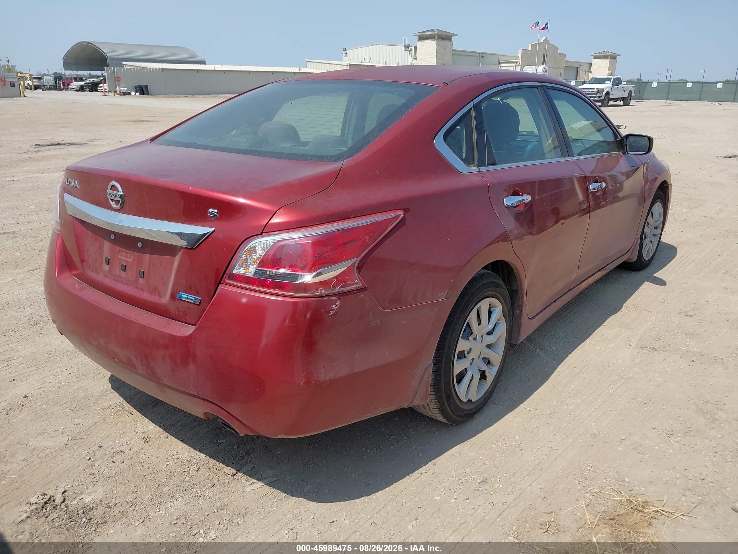 2013 Nissan Altima 2.5 S Red vin: 1N4AL3AP1DC264489