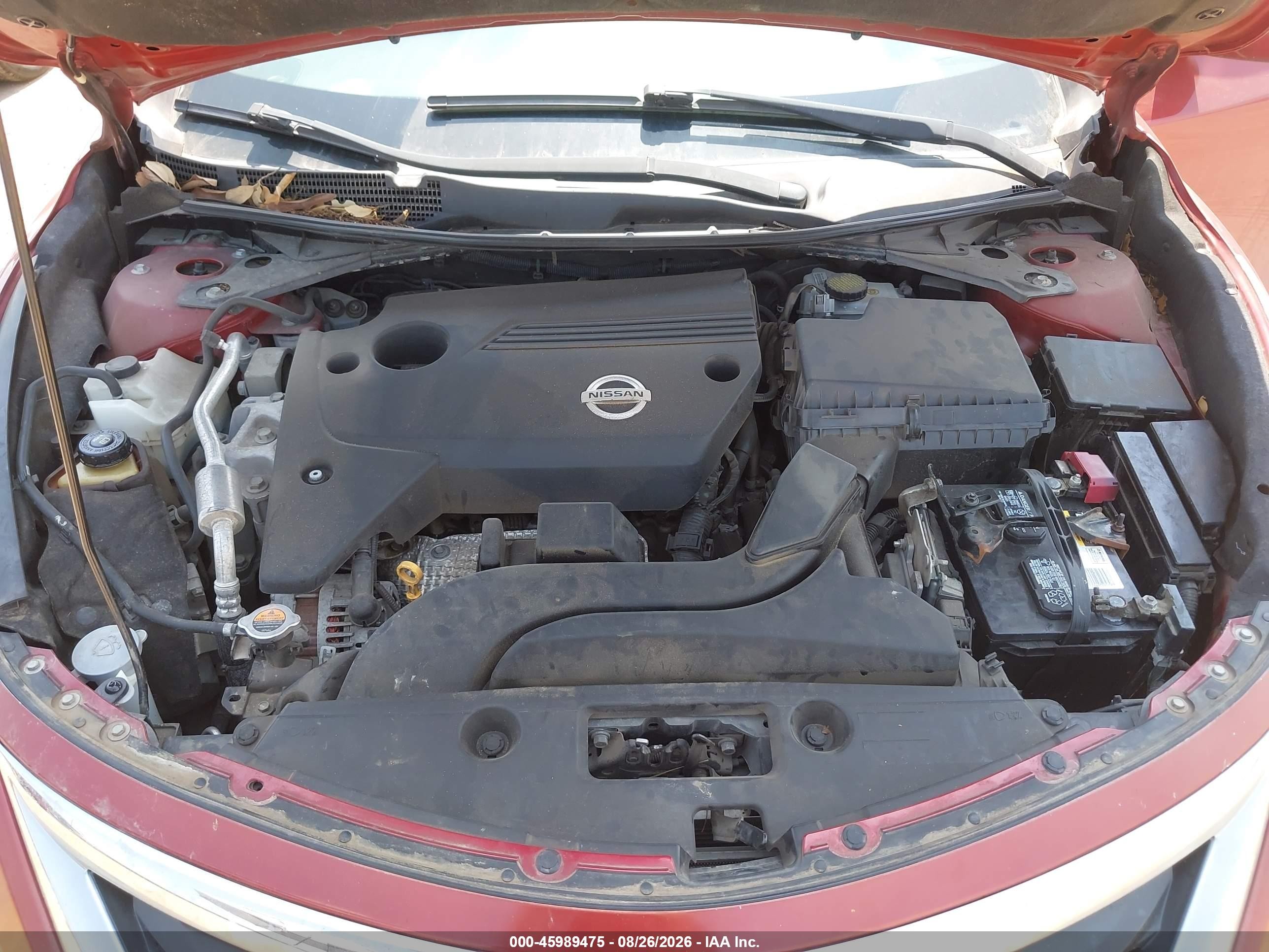 2013 Nissan Altima 2.5 S Red vin: 1N4AL3AP1DC264489