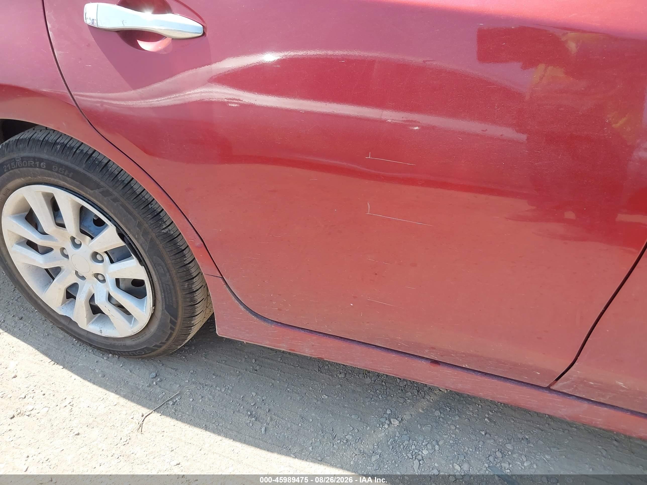 2013 Nissan Altima 2.5 S Red vin: 1N4AL3AP1DC264489