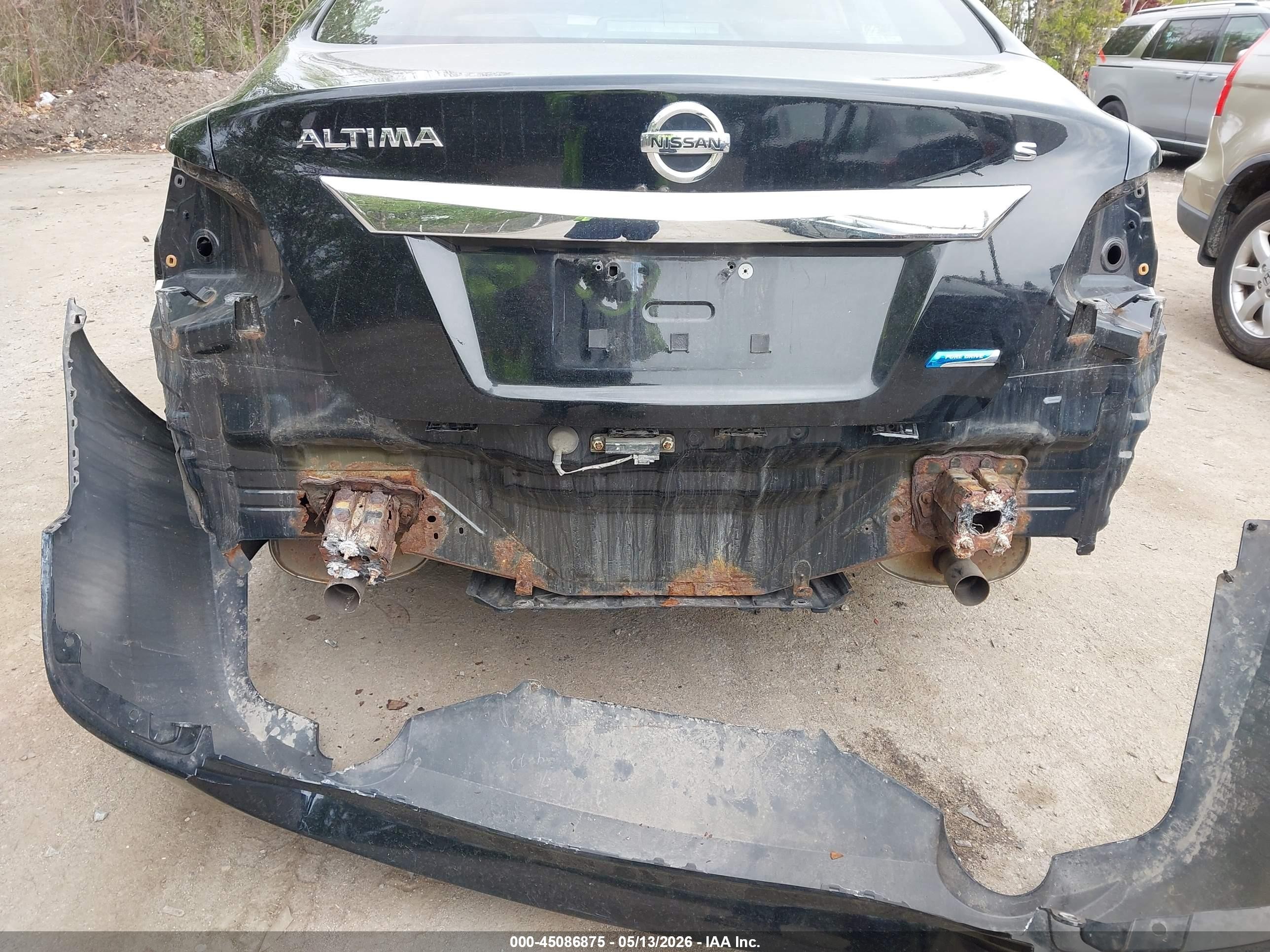 2013 Nissan Altima 2.5 S Black vin: 1N4AL3AP1DC267893