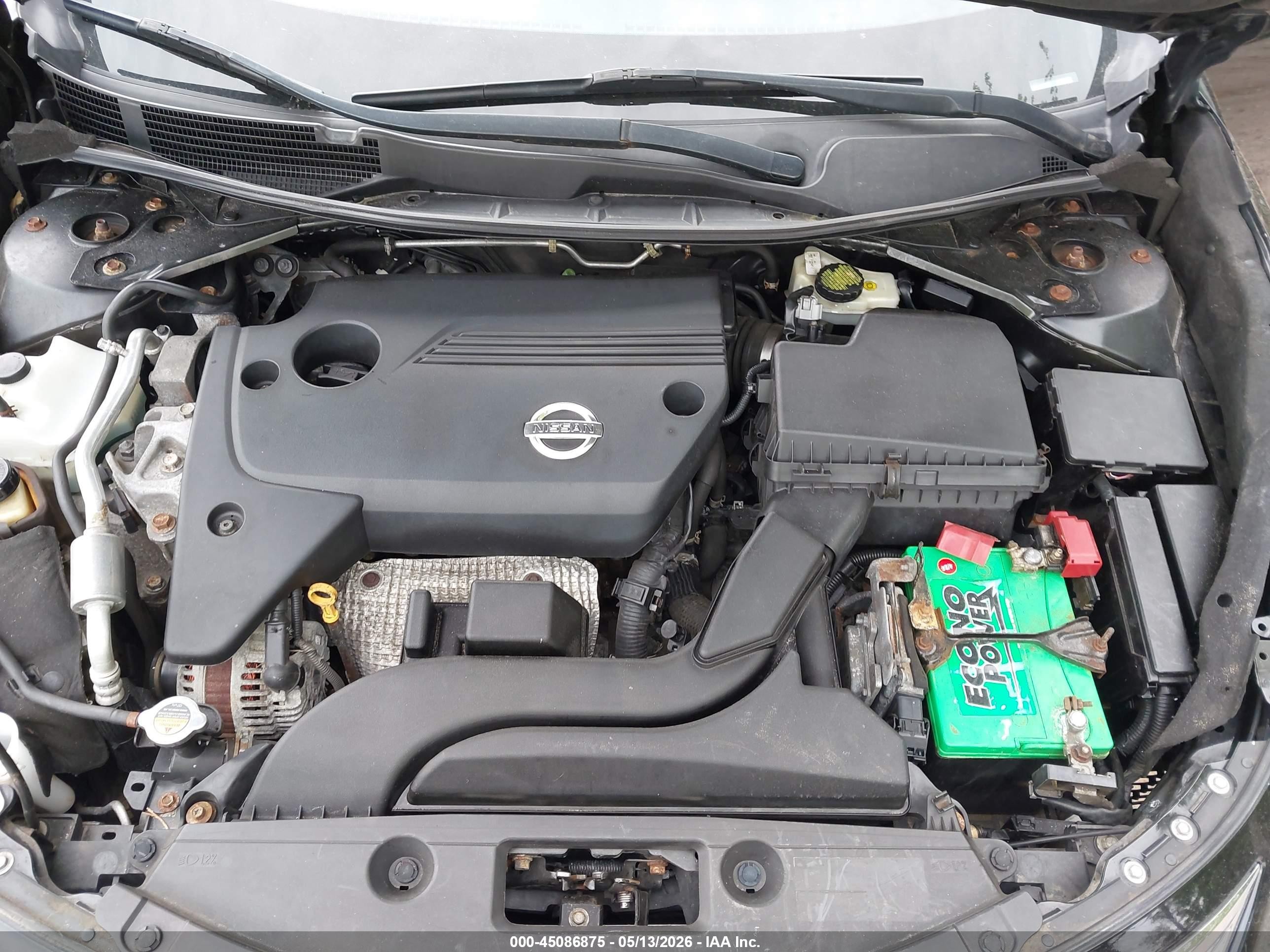 2013 Nissan Altima 2.5 S Black vin: 1N4AL3AP1DC267893