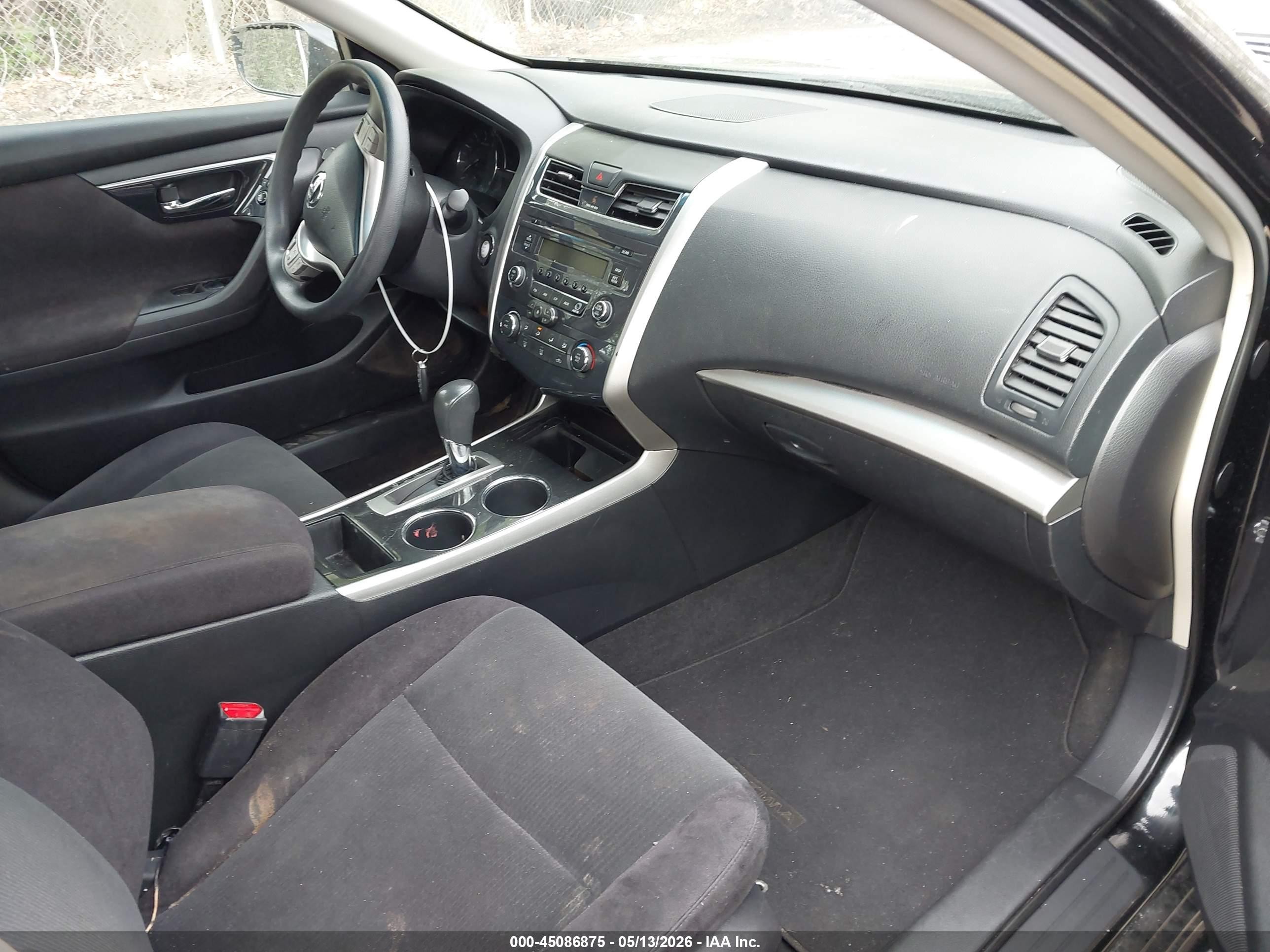 2013 Nissan Altima 2.5 S Black vin: 1N4AL3AP1DC267893