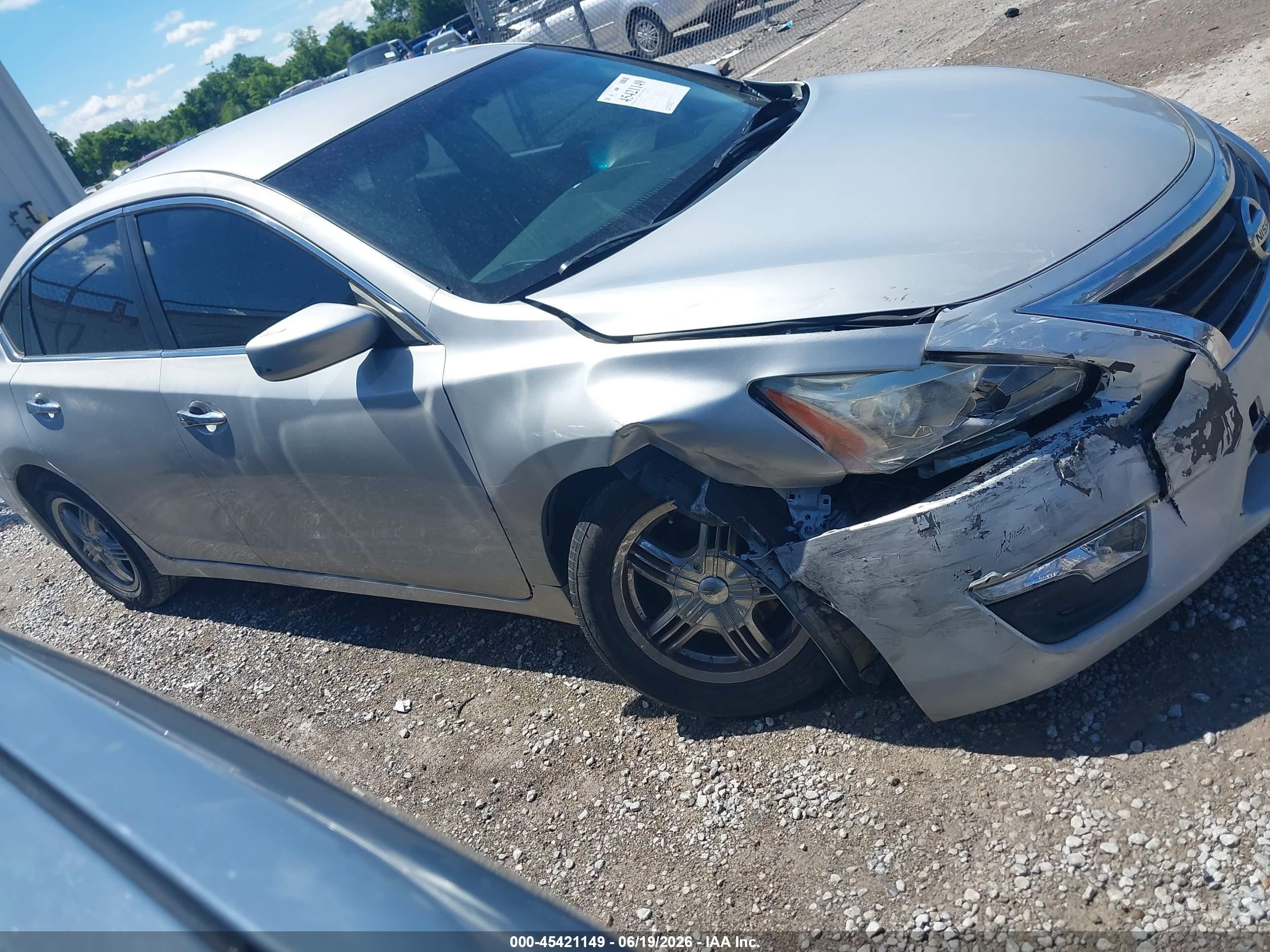 2013 Nissan Altima 2.5 S Silver vin: 1N4AL3AP1DC268316
