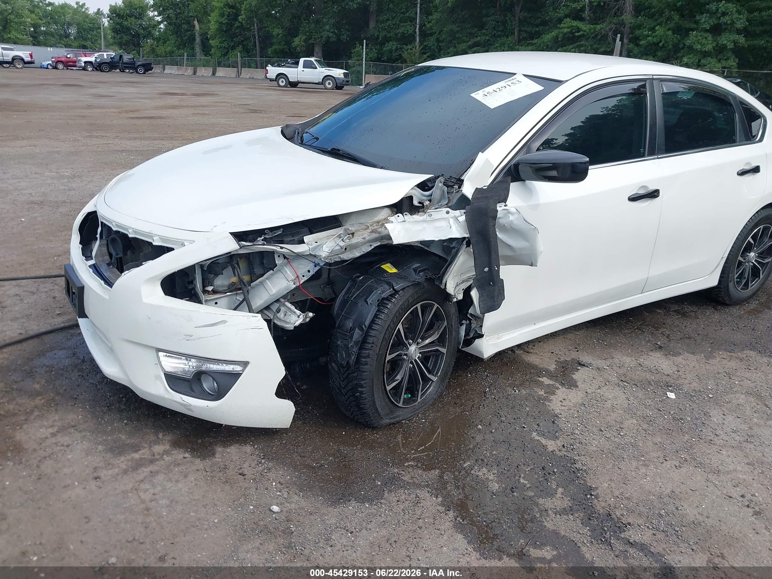 2013 Nissan Altima 2.5 S White vin: 1N4AL3AP1DC904457