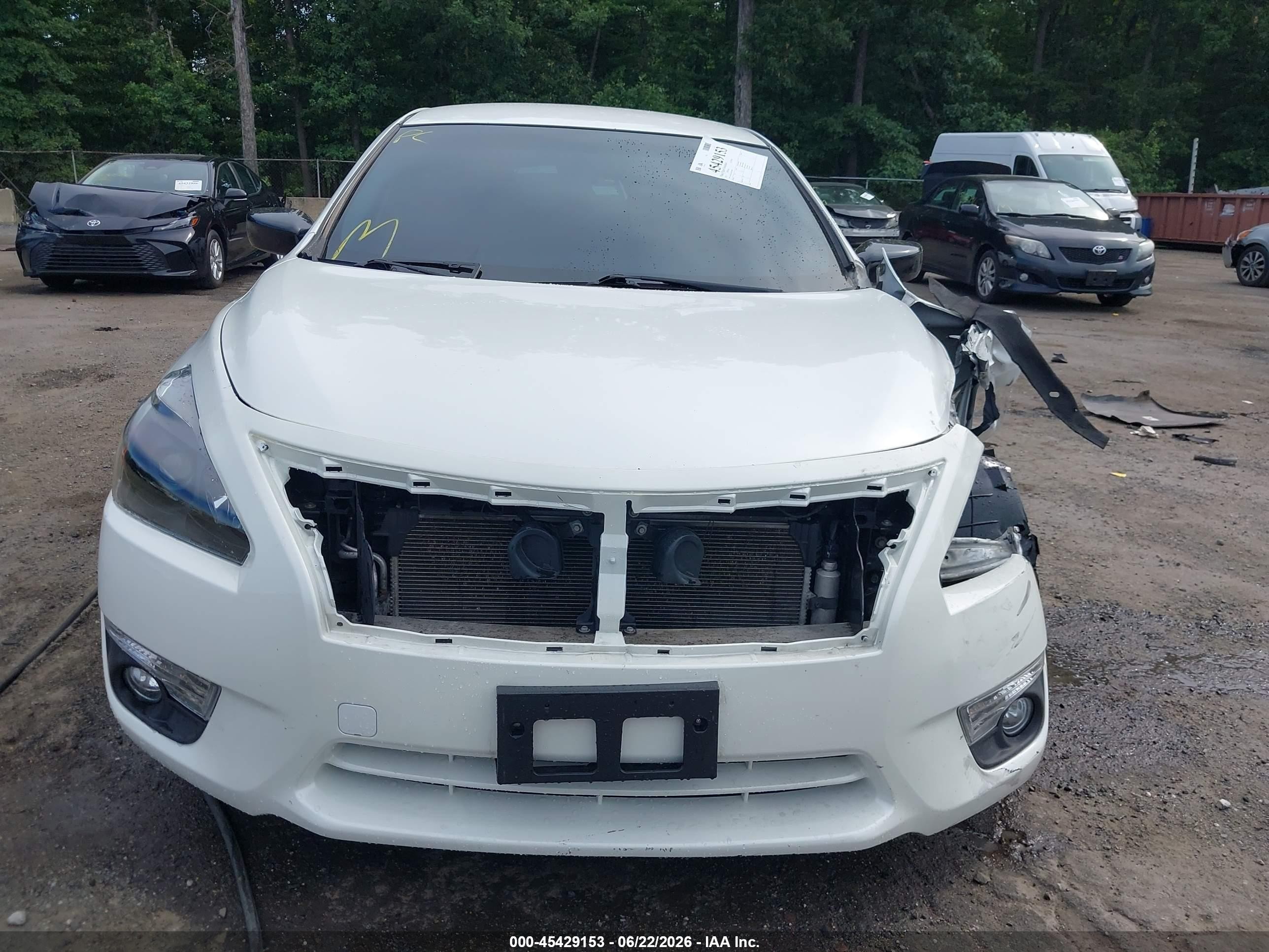 2013 Nissan Altima 2.5 S White vin: 1N4AL3AP1DC904457
