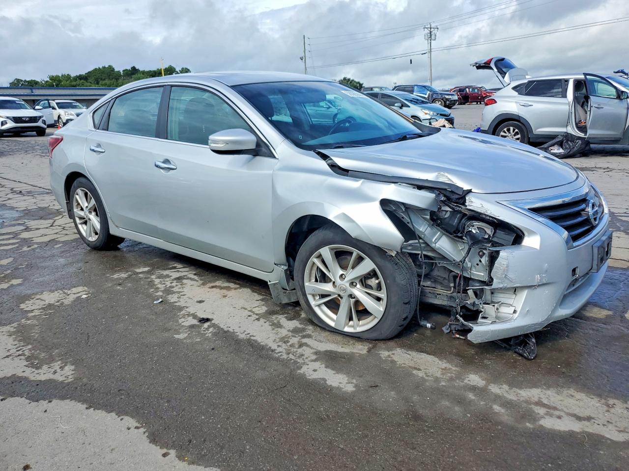 2013 Nissan Altima 2.5 Sv Серебряный vin: 1N4AL3AP1DC907939