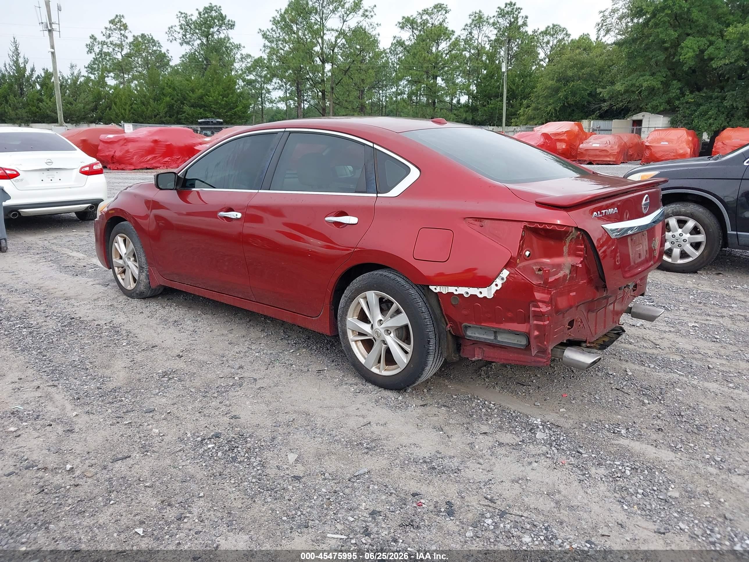 2013 Nissan Altima 2.5 Sv Red vin: 1N4AL3AP1DC917371