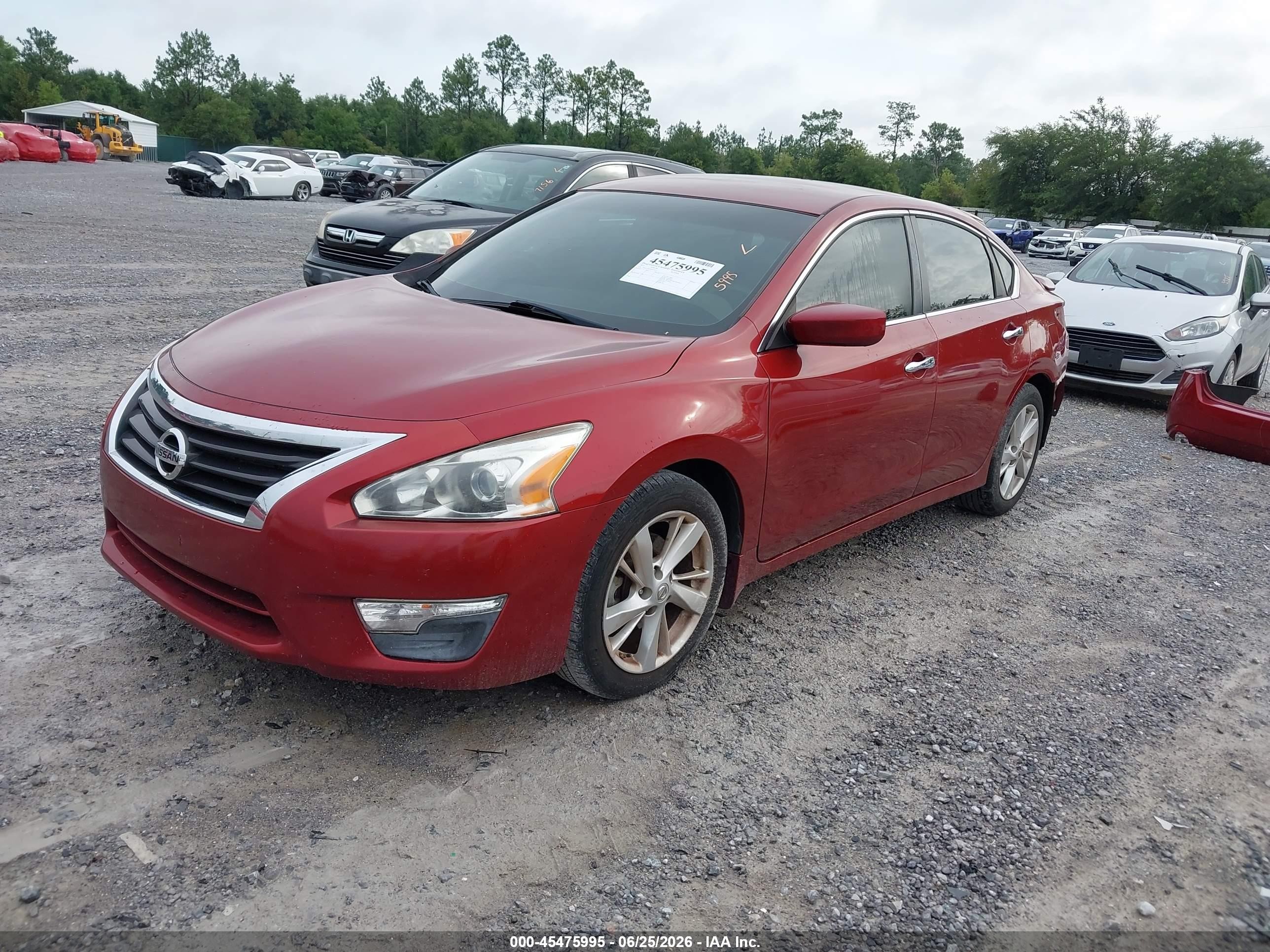 2013 Nissan Altima 2.5 Sv Red vin: 1N4AL3AP1DC917371