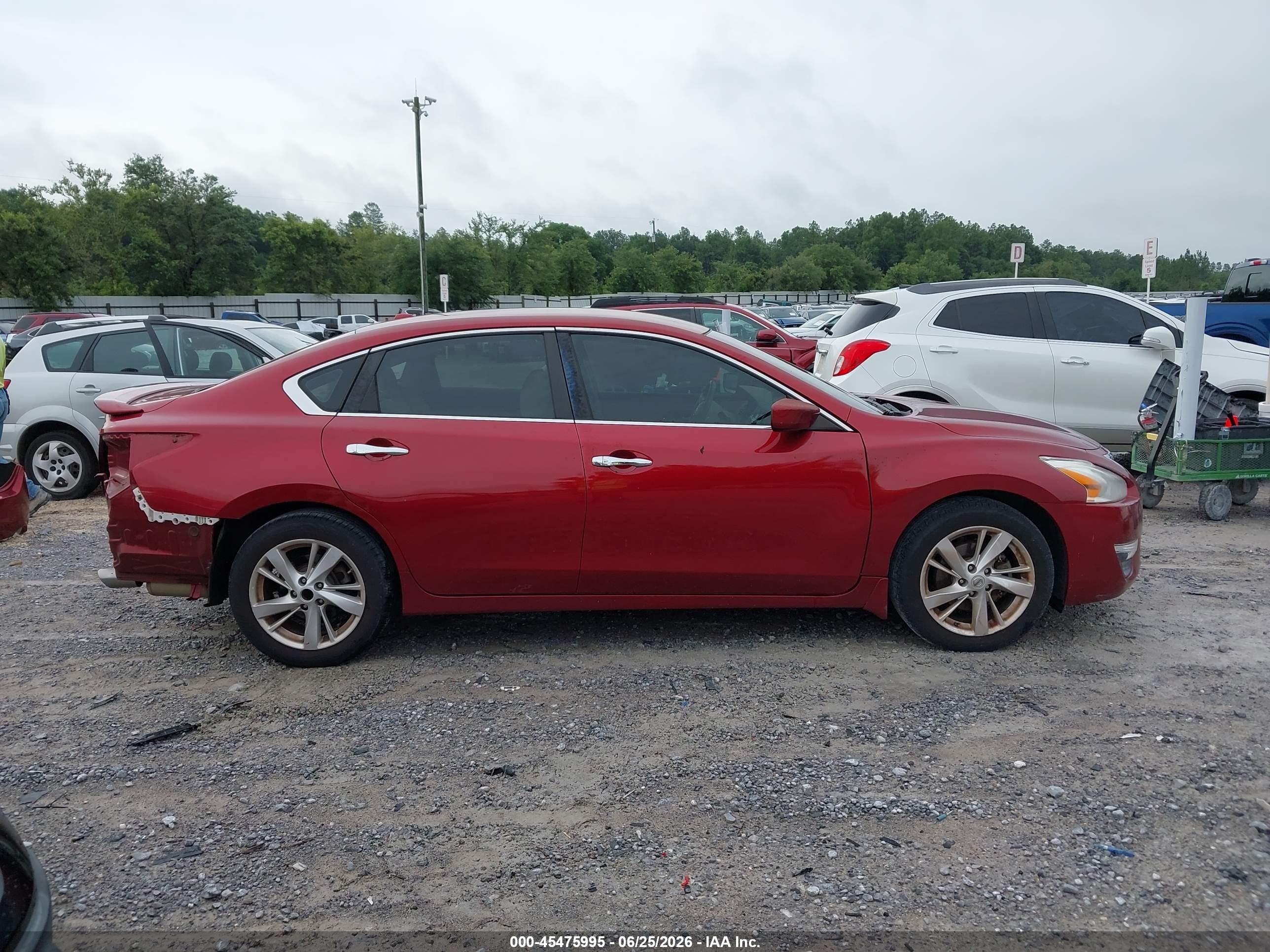 2013 Nissan Altima 2.5 Sv Red vin: 1N4AL3AP1DC917371
