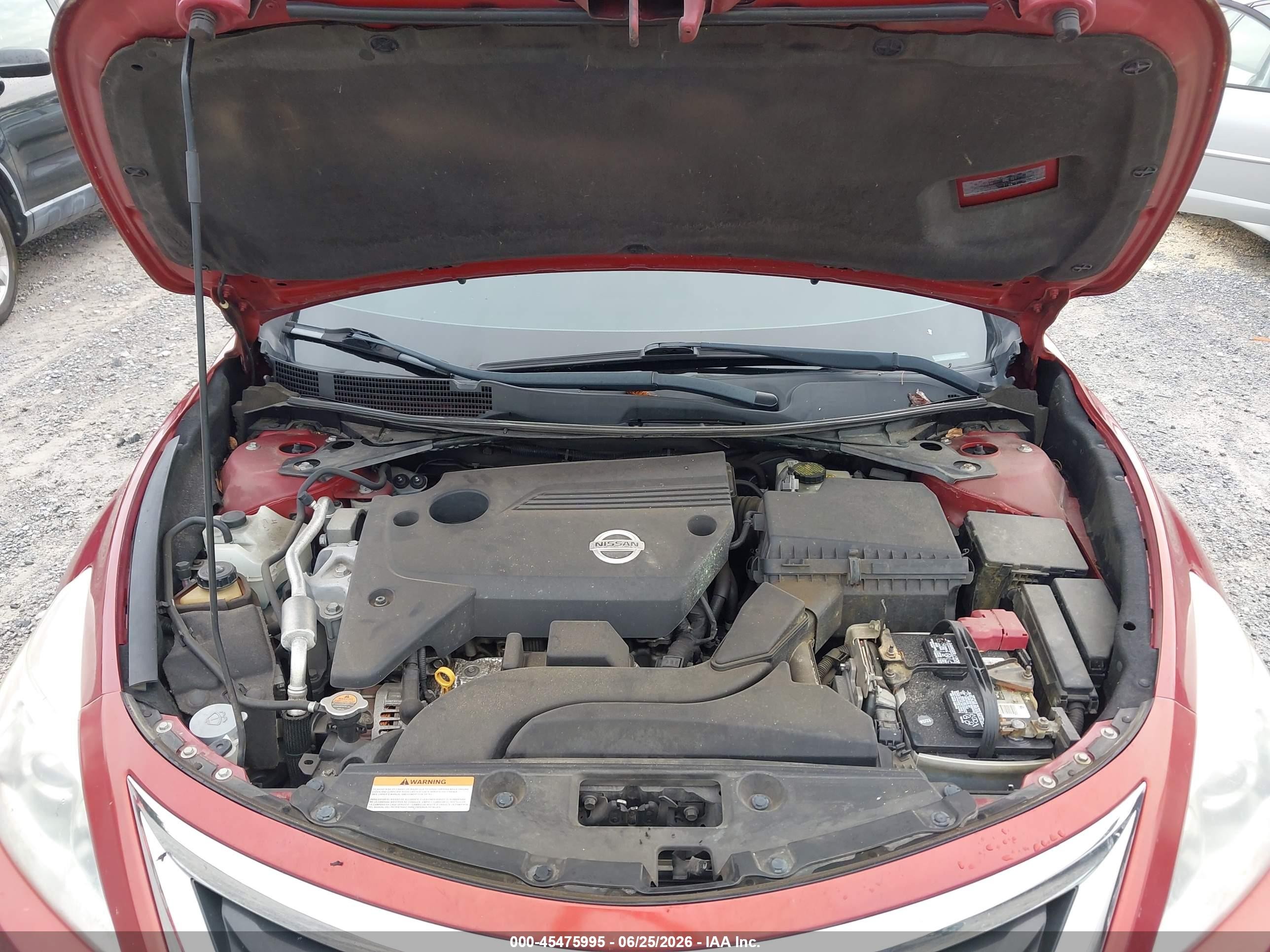 2013 Nissan Altima 2.5 Sv Red vin: 1N4AL3AP1DC917371