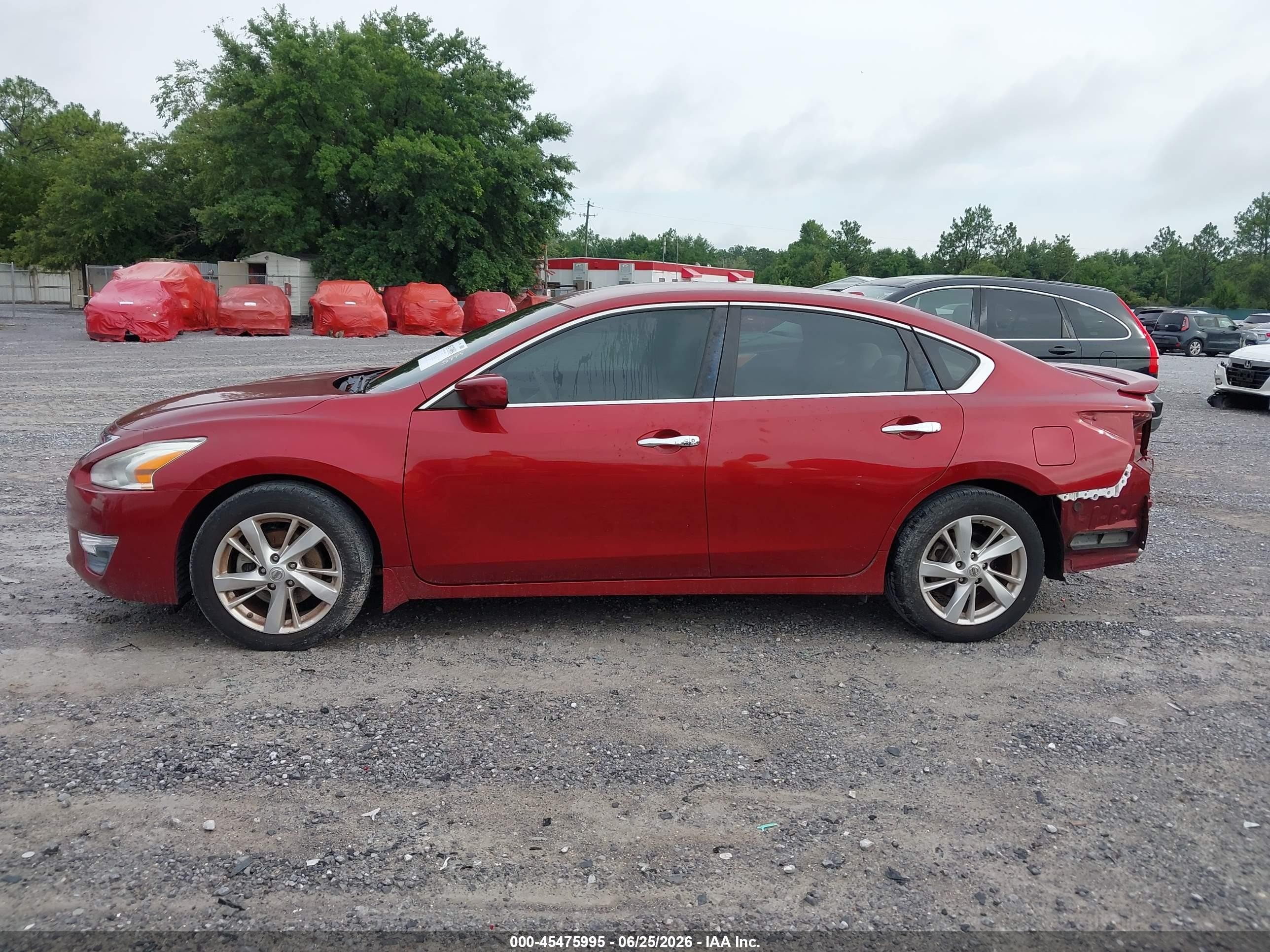 2013 Nissan Altima 2.5 Sv Red vin: 1N4AL3AP1DC917371