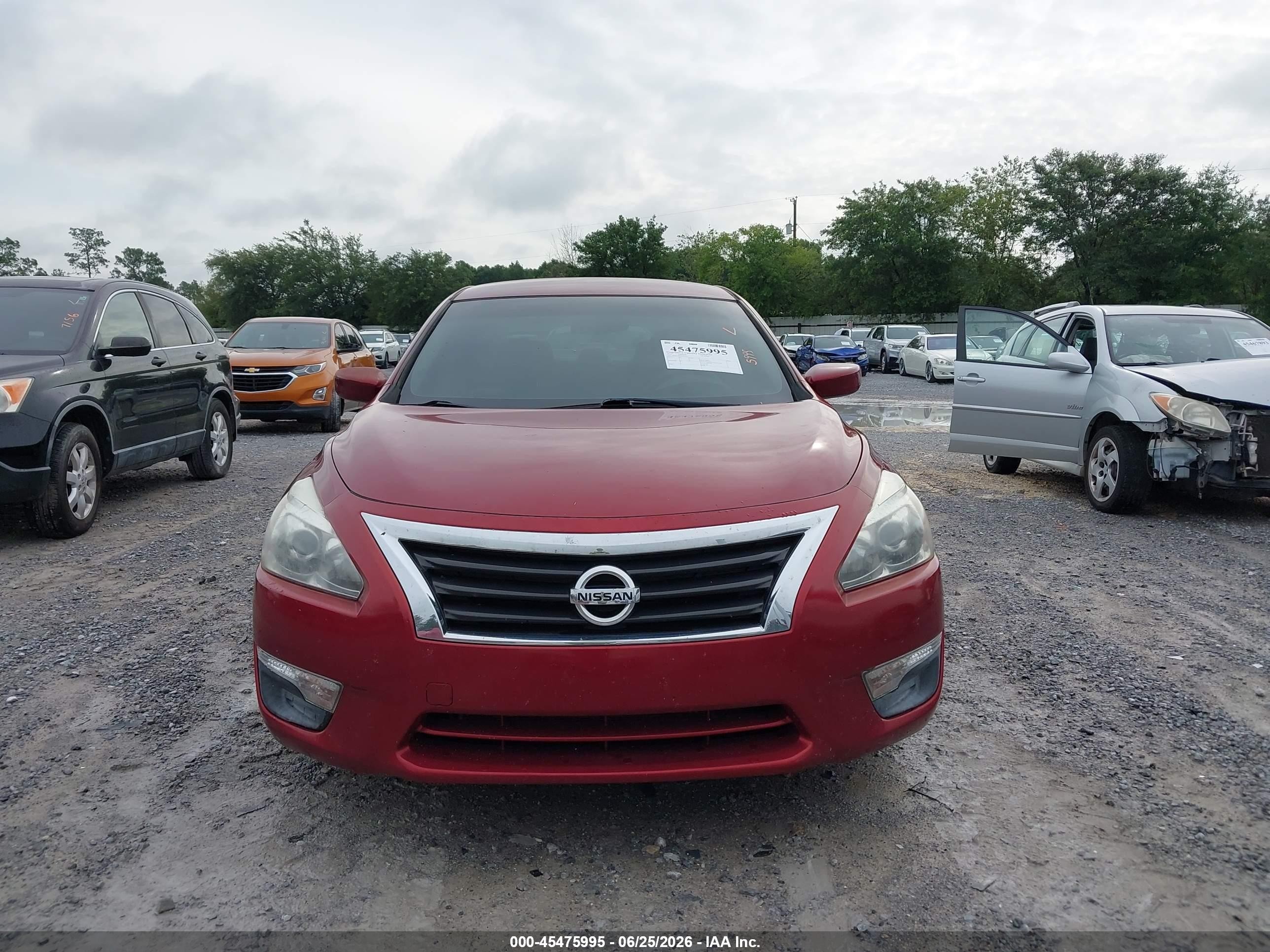 2013 Nissan Altima 2.5 Sv Red vin: 1N4AL3AP1DC917371