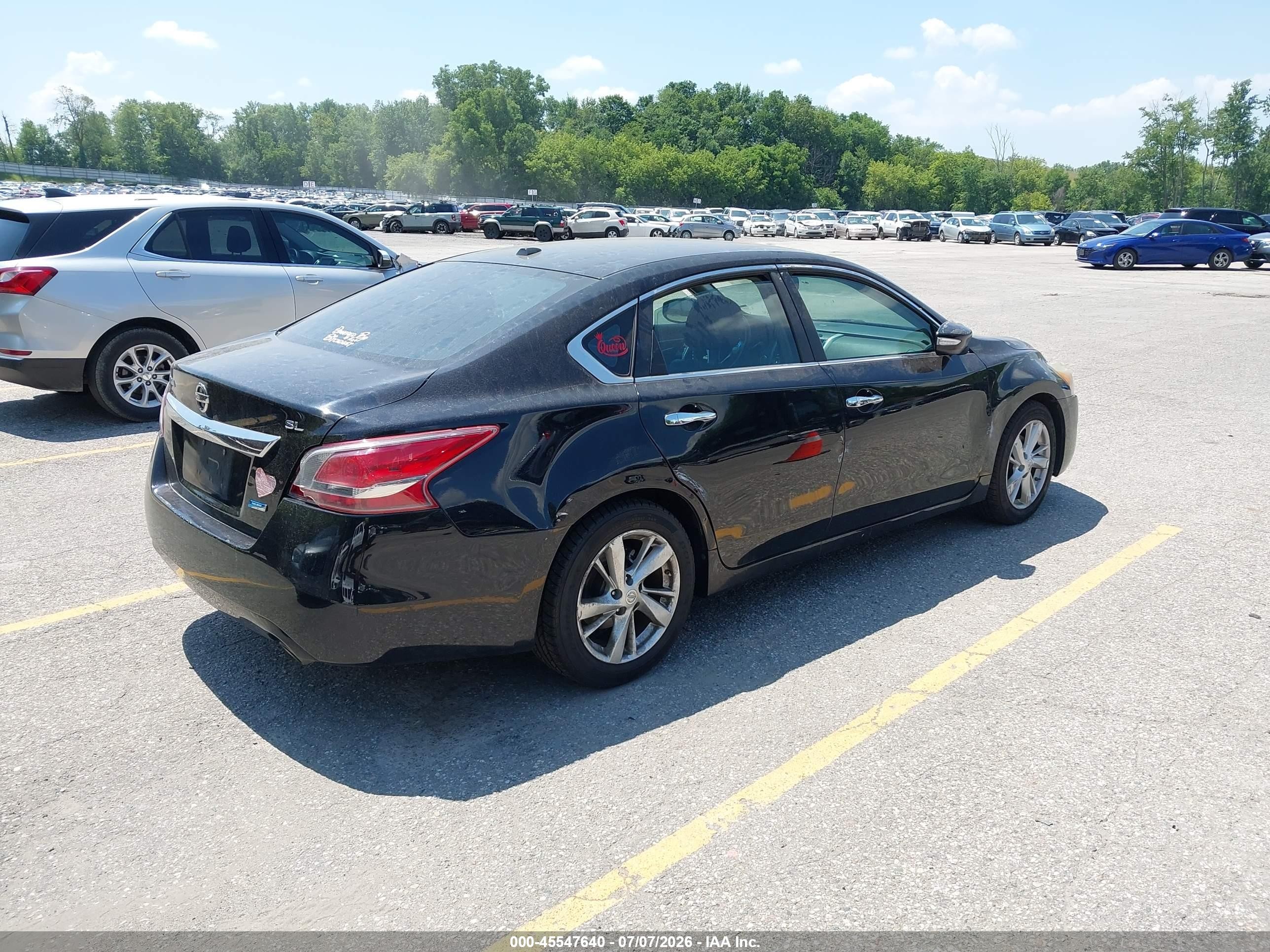 2013 Nissan Altima 2.5/2.5 S/2.5 Sl/2.5 Sv Black vin: 1N4AL3AP1DN400141