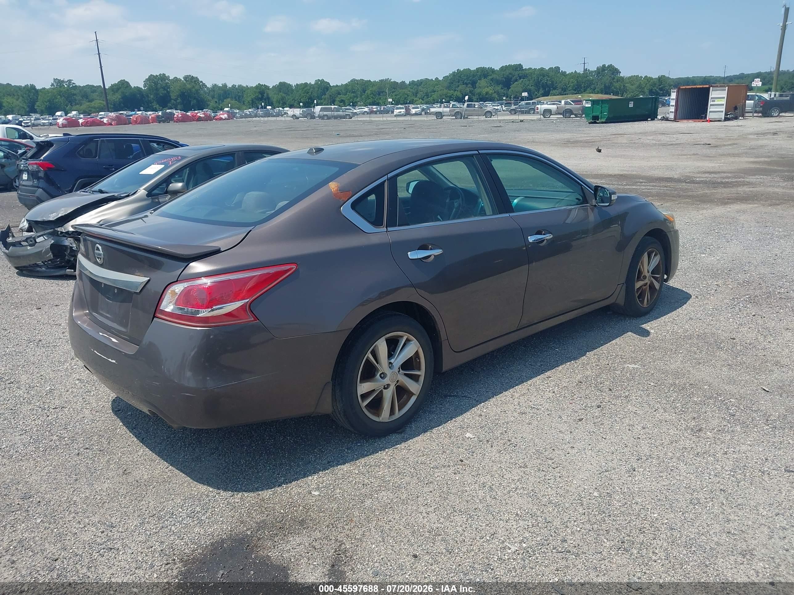2013 Nissan Altima 2.5 Sv Коричневый vin: 1N4AL3AP1DN413410