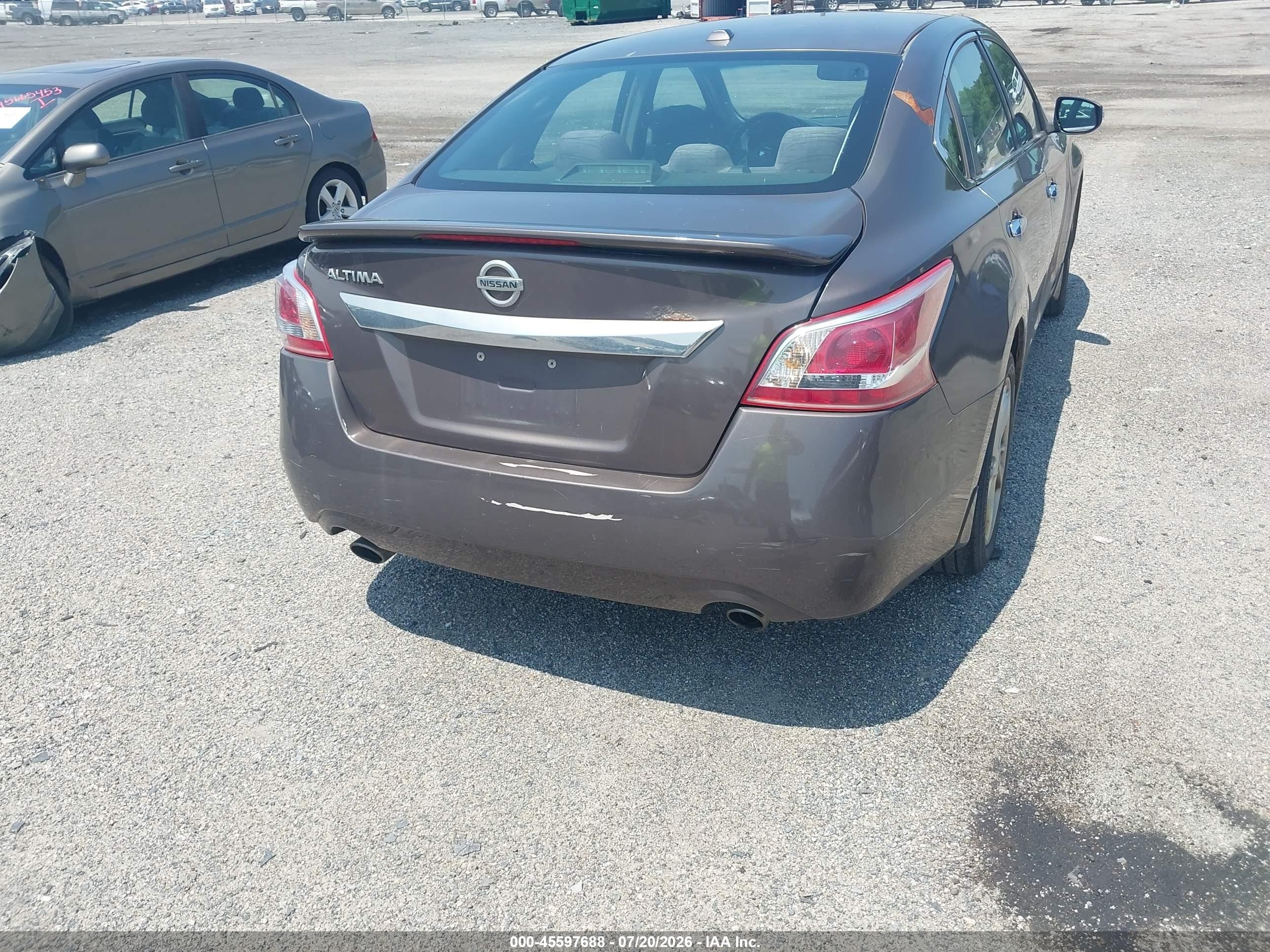 2013 Nissan Altima 2.5 Sv Коричневый vin: 1N4AL3AP1DN413410