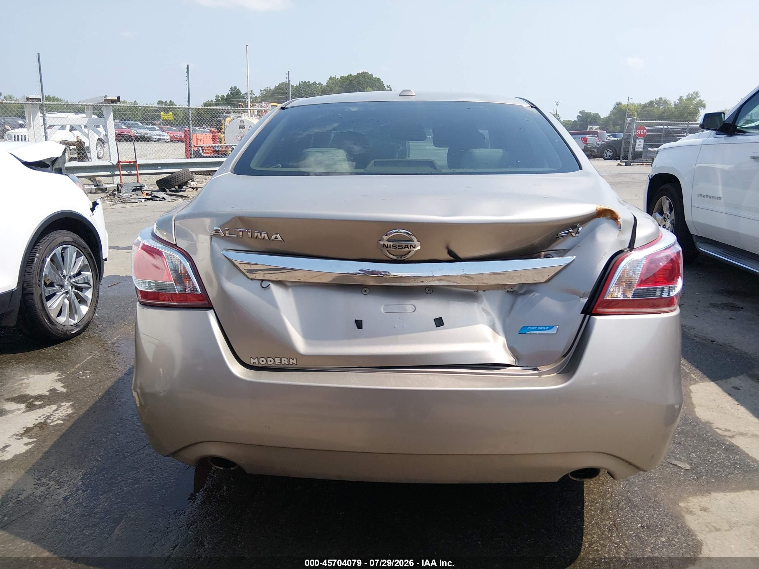 2013 Nissan Altima 2.5 Sv Gold vin: 1N4AL3AP1DN420034