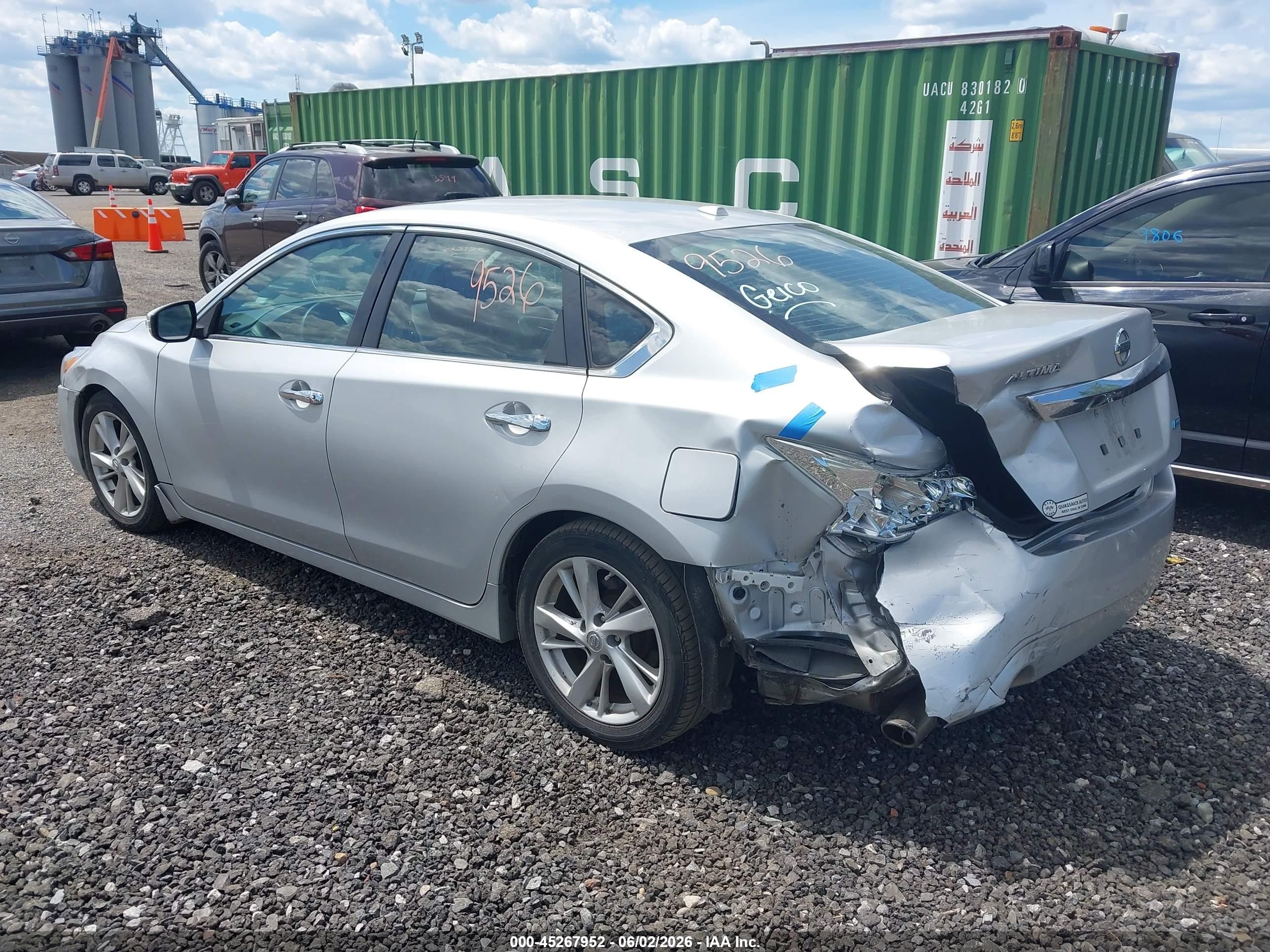 2013 Nissan Altima 2.5 Sl Silver vin: 1N4AL3AP1DN437836