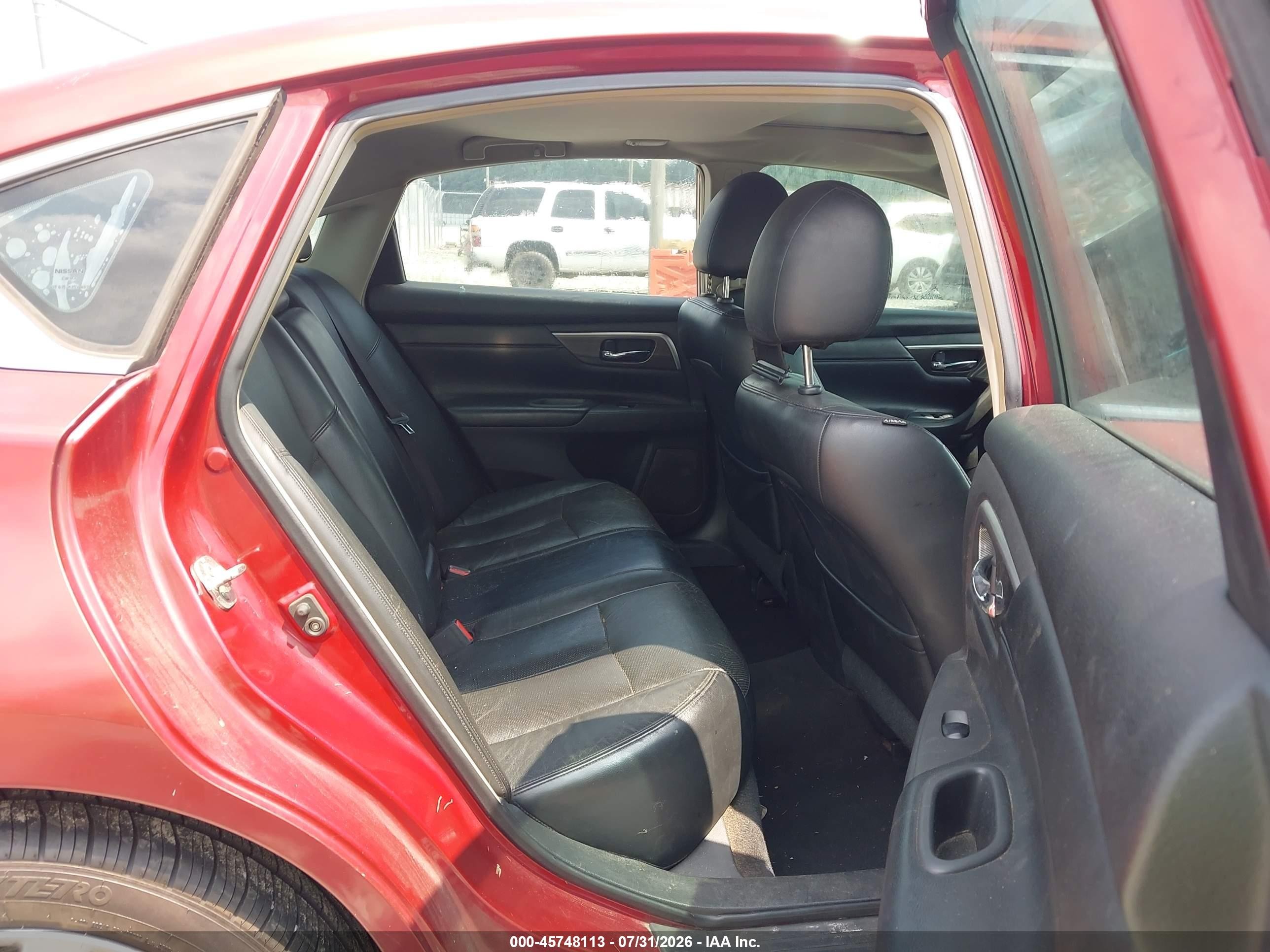 2013 Nissan Altima 2.5 Sl Red vin: 1N4AL3AP1DN444219