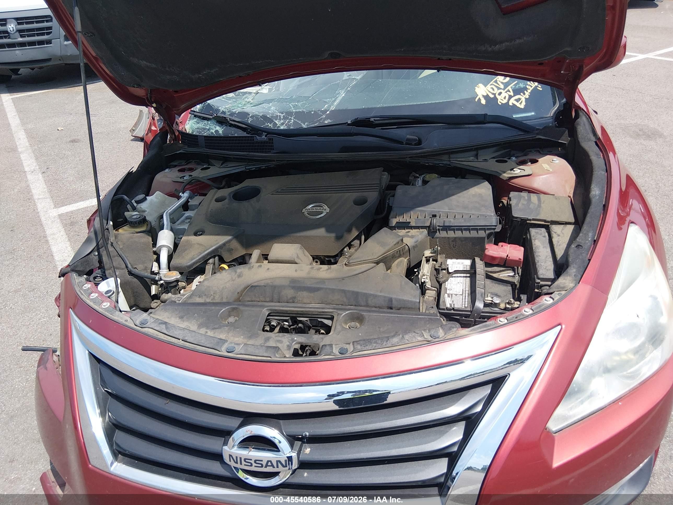 2013 Nissan Altima 2.5 Sv Red vin: 1N4AL3AP1DN450893