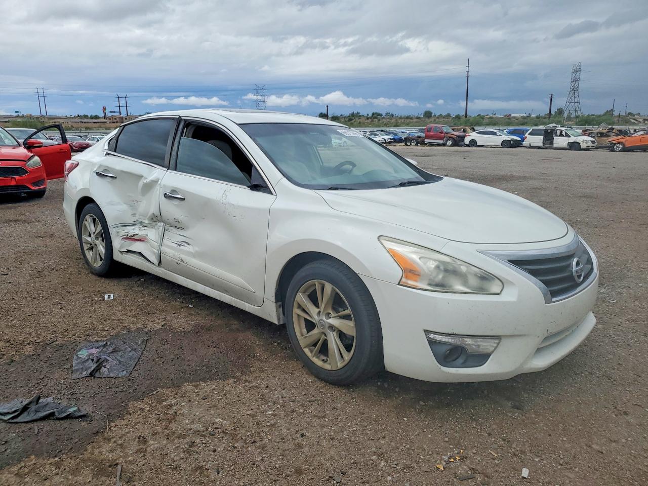 2013 Nissan Altima 2.5 White vin: 1N4AL3AP1DN464986