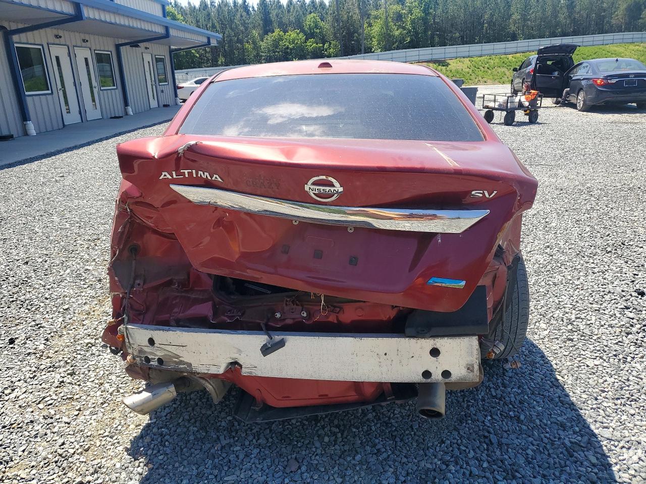 2013 Nissan Altima 2.5 Красный vin: 1N4AL3AP1DN471971