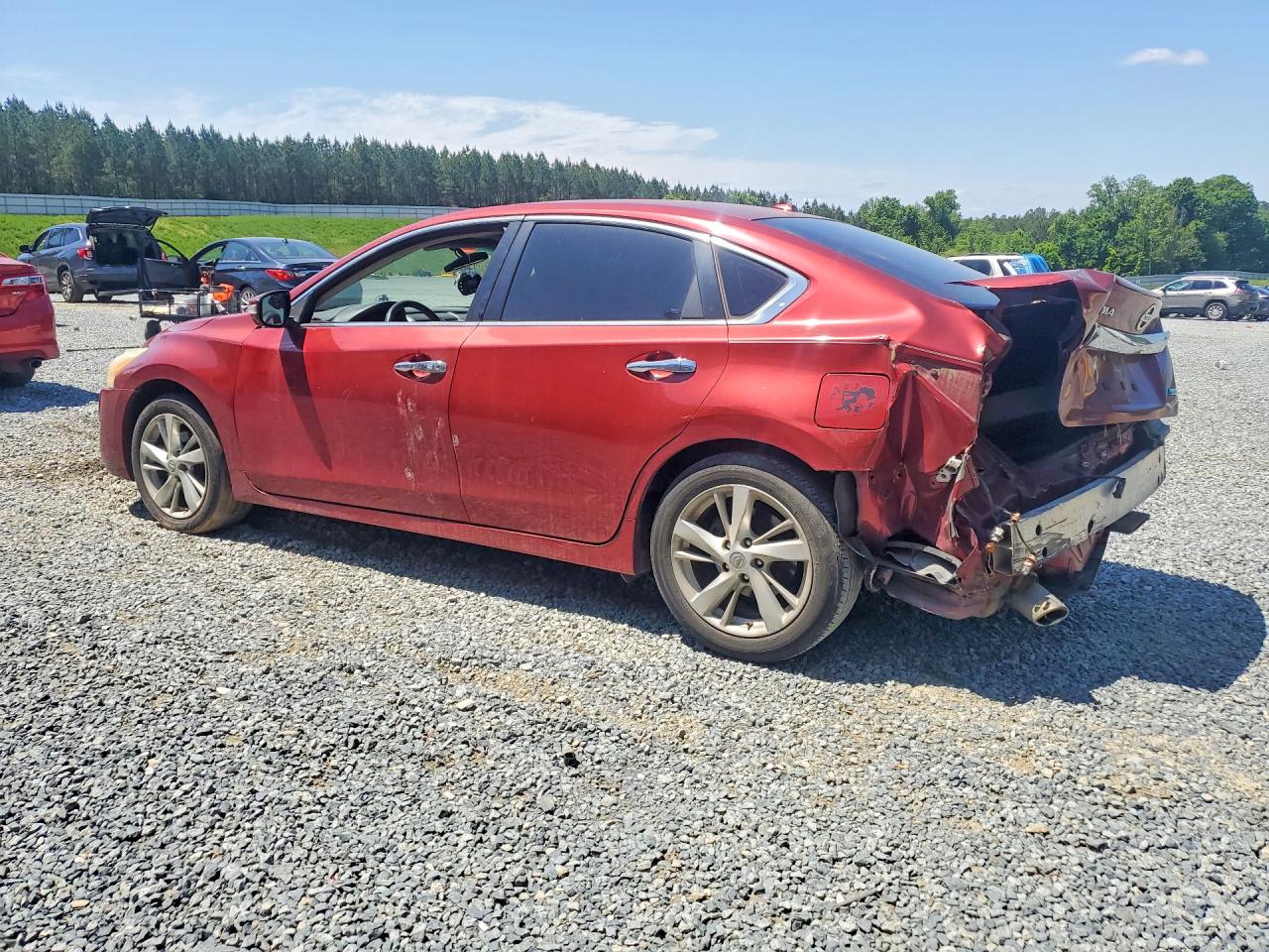 2013 Nissan Altima 2.5 Красный vin: 1N4AL3AP1DN471971