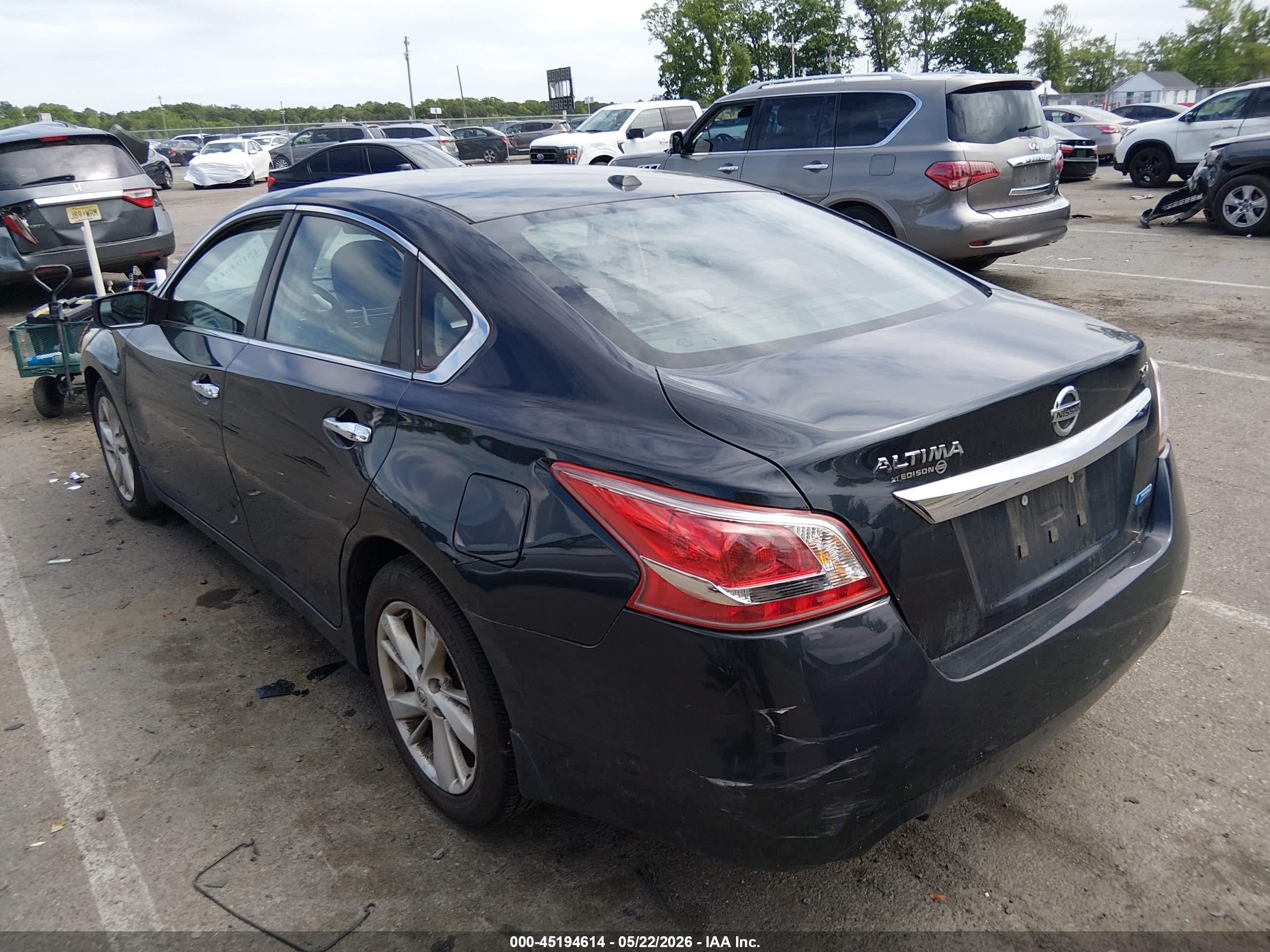 2013 Nissan Altima 2.5 Sv Black vin: 1N4AL3AP1DN487359