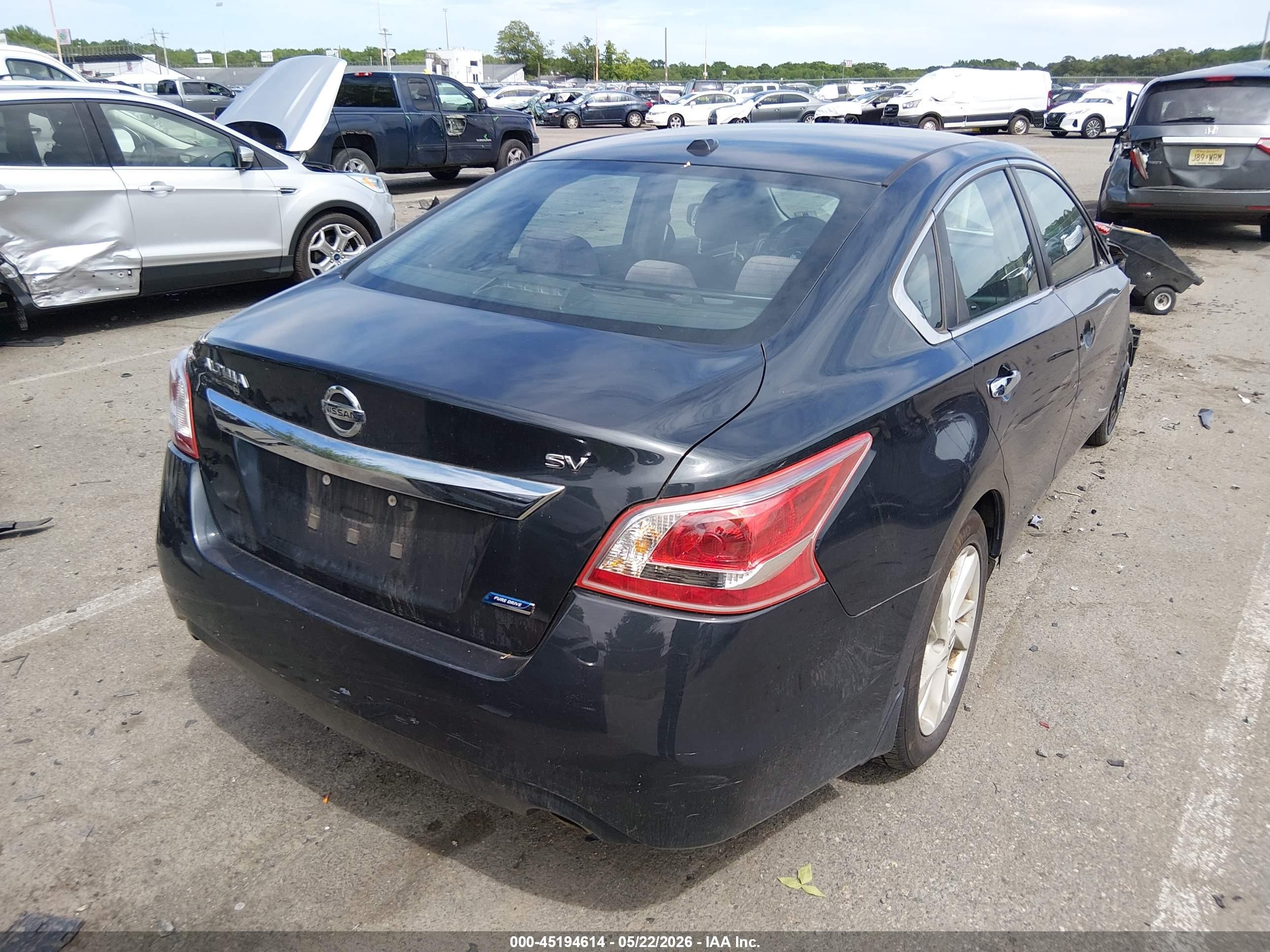 2013 Nissan Altima 2.5 Sv Black vin: 1N4AL3AP1DN487359