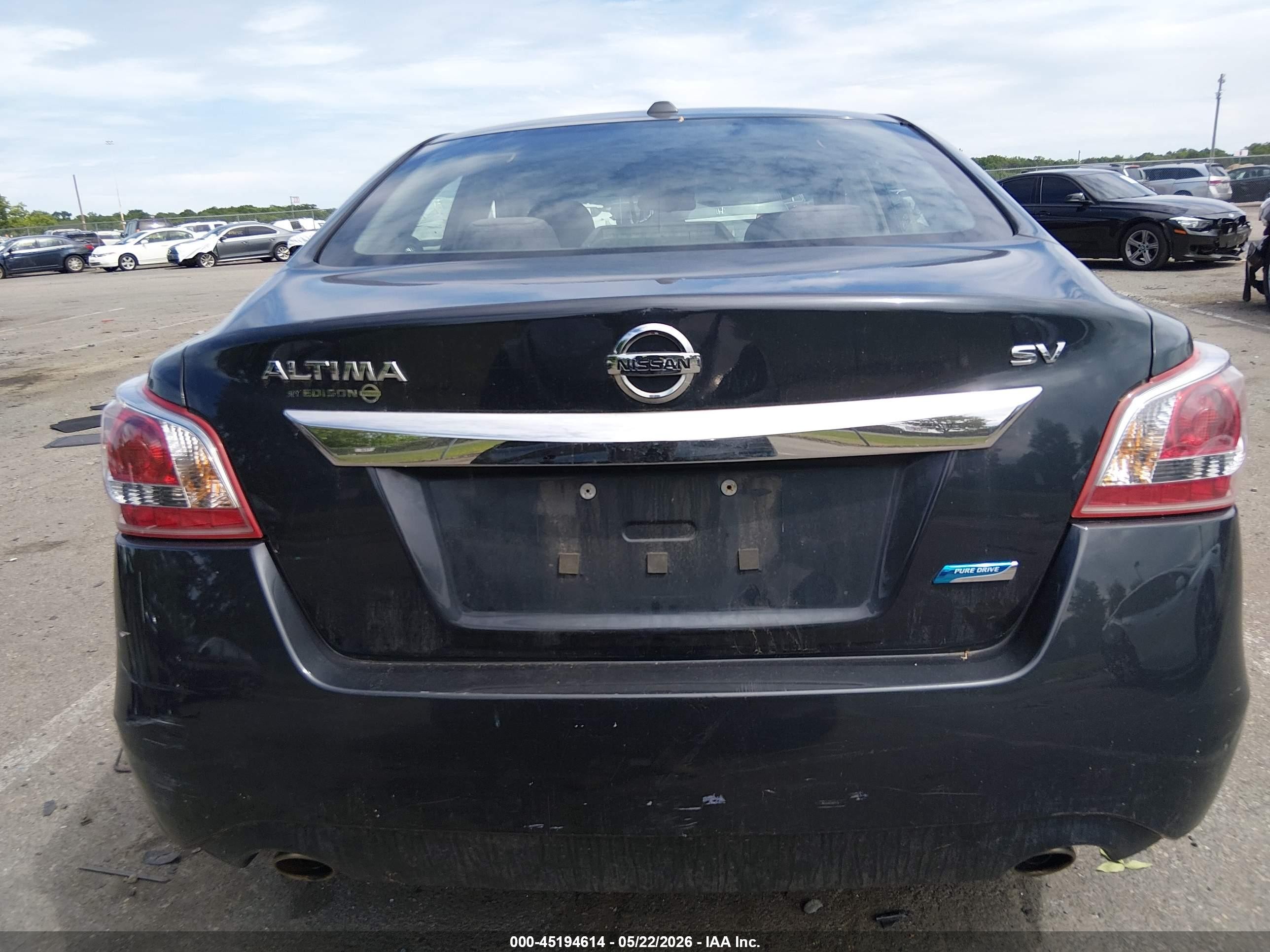 2013 Nissan Altima 2.5 Sv Black vin: 1N4AL3AP1DN487359