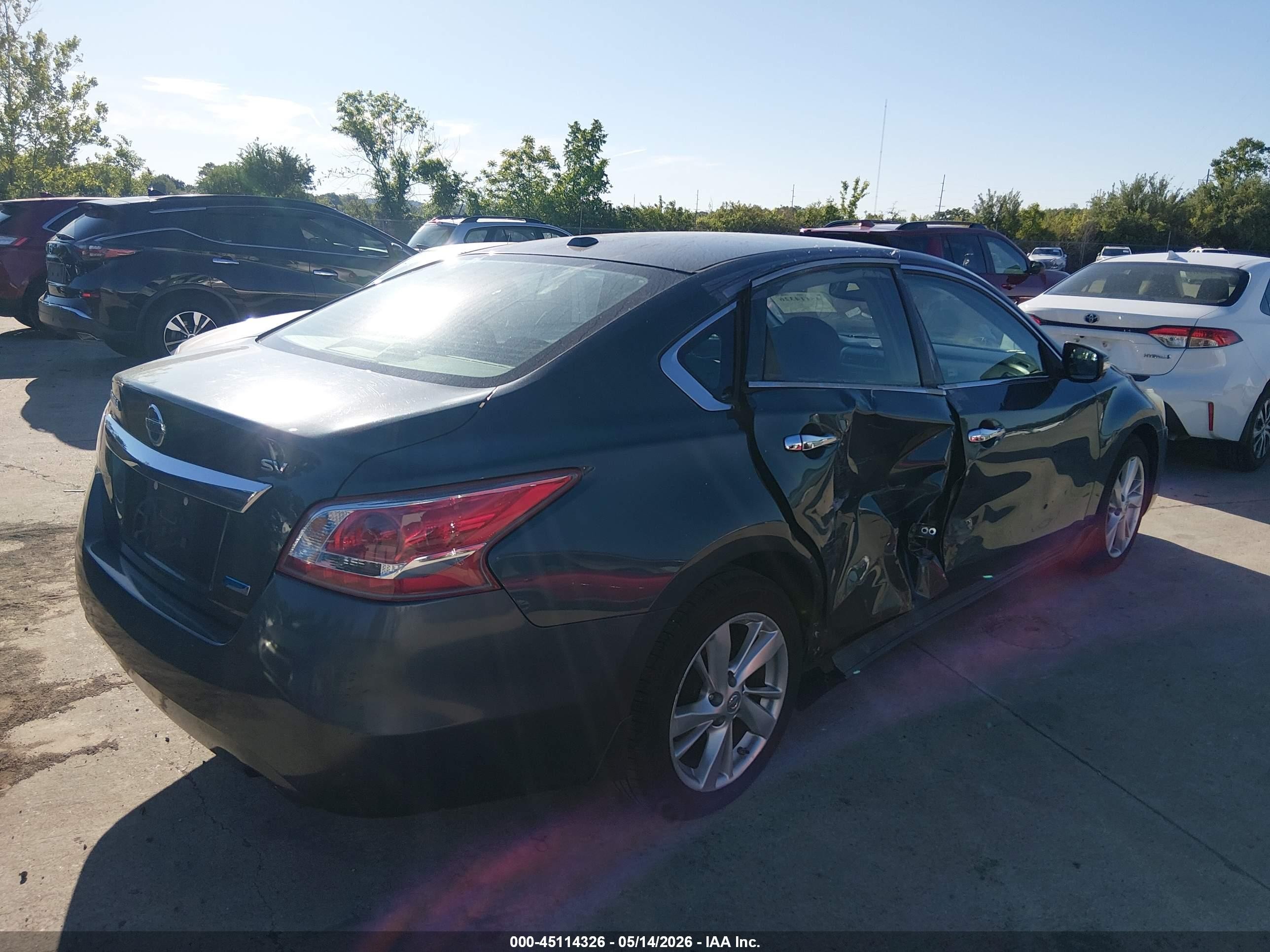 2013 Nissan Altima 2.5 Sv Gray vin: 1N4AL3AP1DN513555