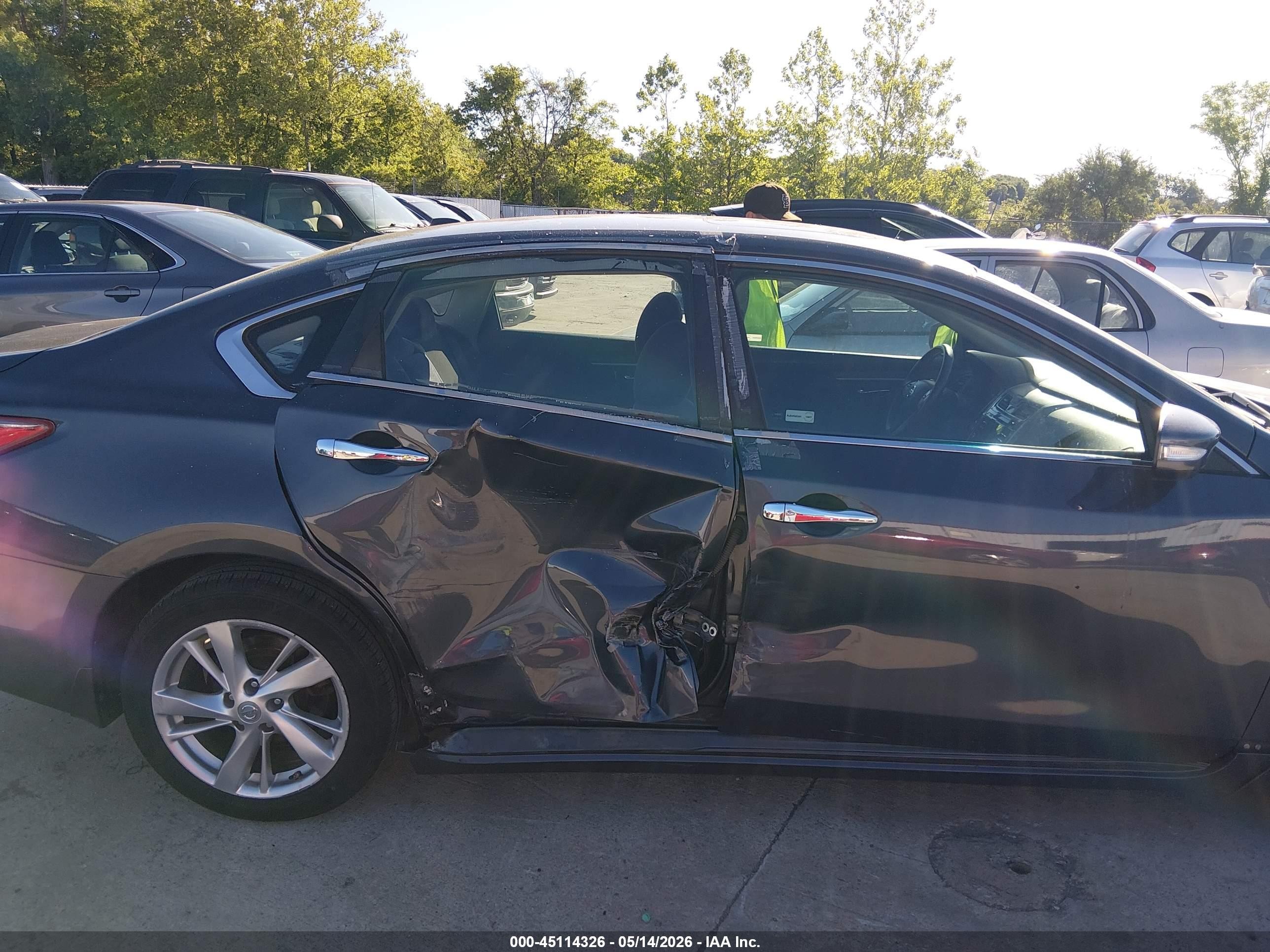2013 Nissan Altima 2.5 Sv Gray vin: 1N4AL3AP1DN513555
