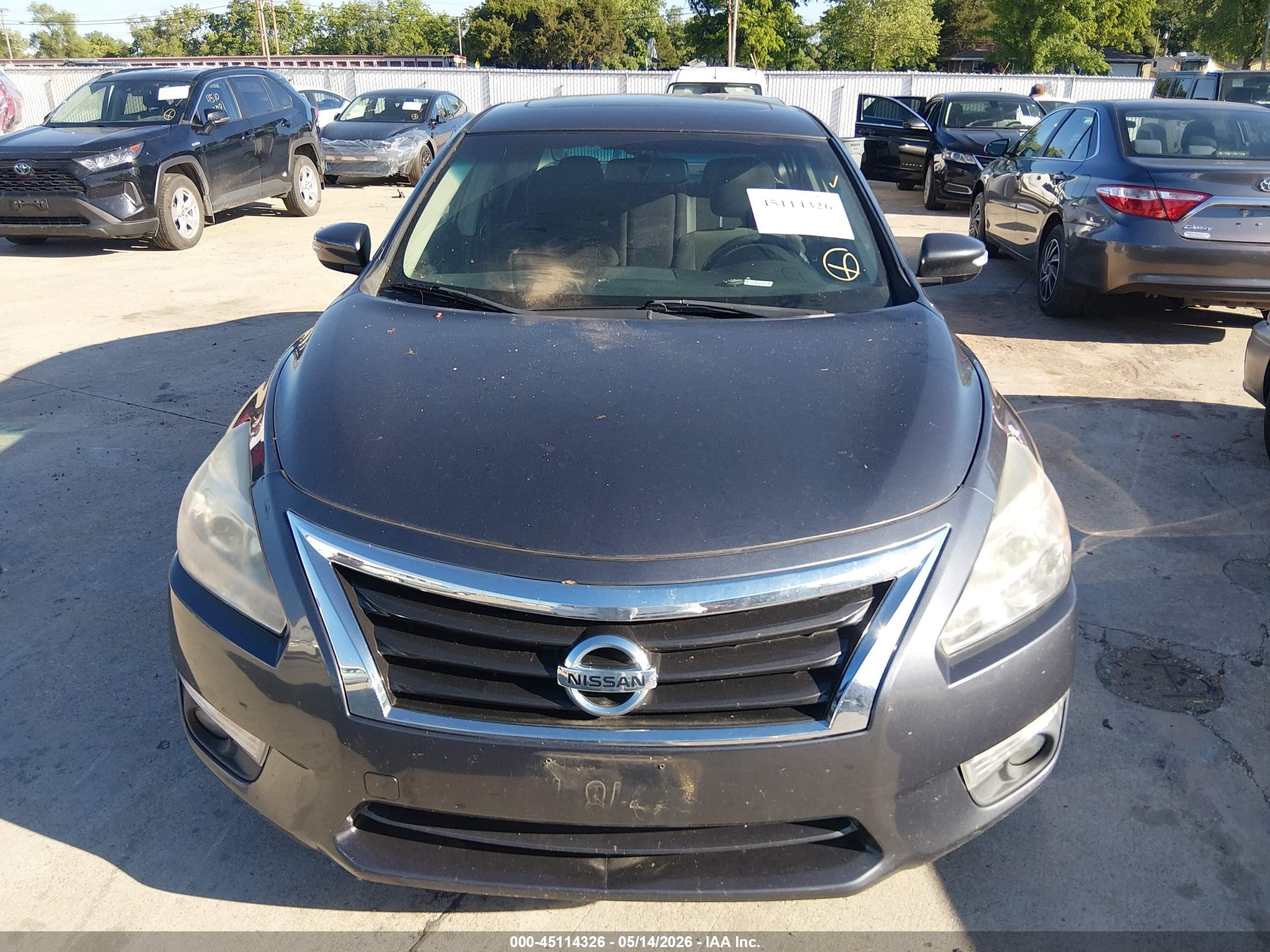 2013 Nissan Altima 2.5 Sv Gray vin: 1N4AL3AP1DN513555