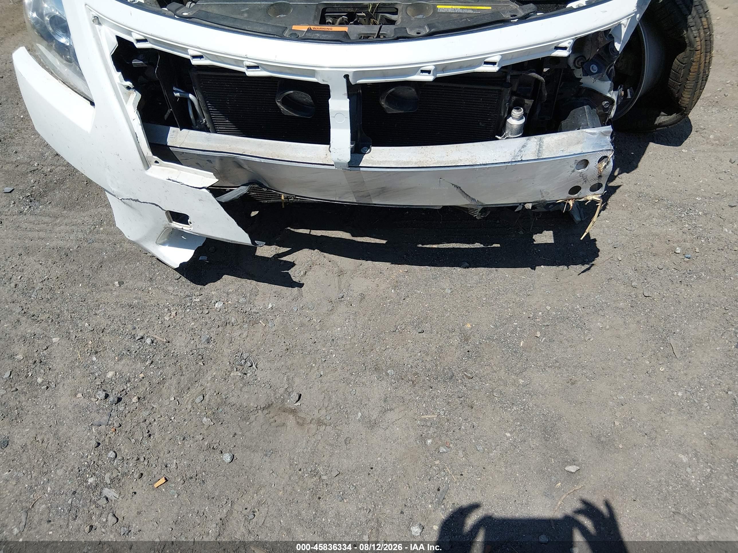 2013 Nissan Altima 2.5 Sl White vin: 1N4AL3AP1DN514429